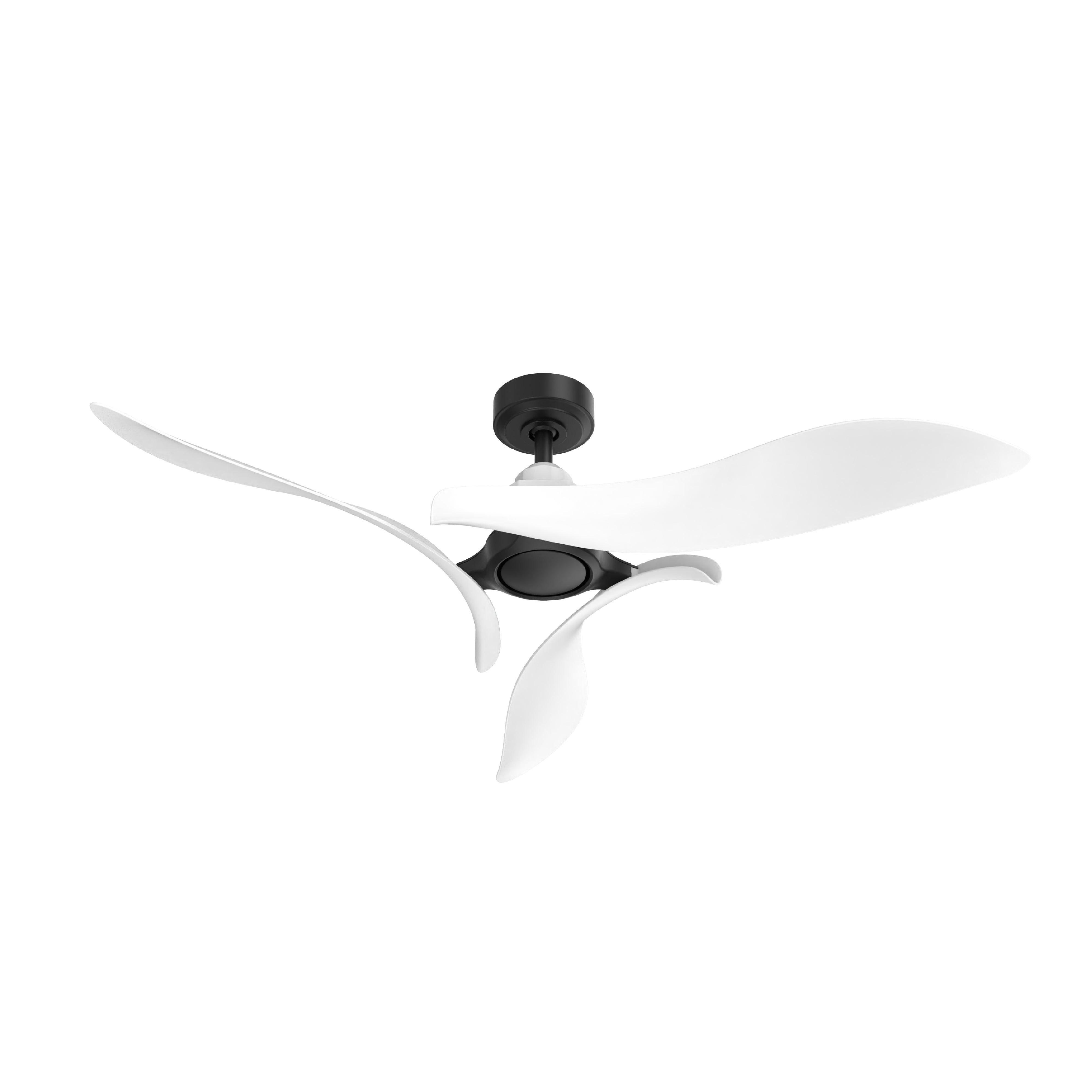 54 DC Motor 6 Speed Black Ceiling Fan - Energy Efficient Quiet Operation for Bedroom, Living Room & Office