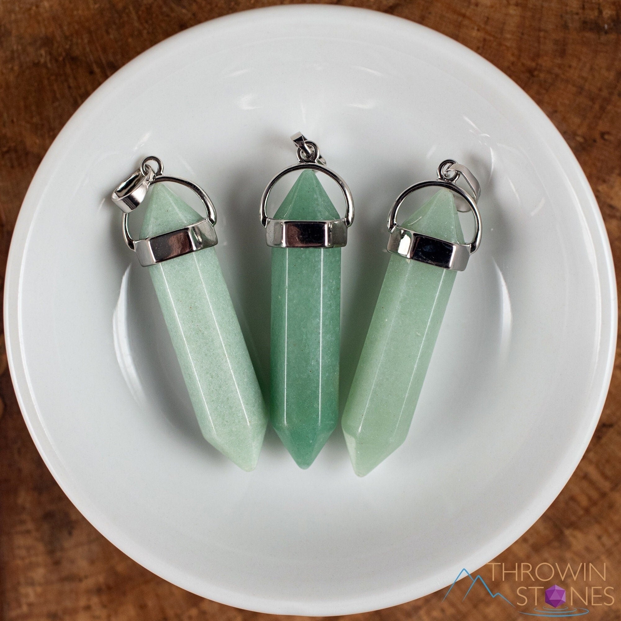 Green Aventurine Crystal Pendant Necklace - Natural Healing Stone Jewelry with Crystal Points | Handmade Spiritual Gift for Women | Perfect for Meditation, Energy Healing & Chakra Balancing