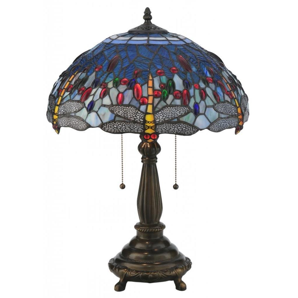 Meyda Tiffany 119650 Tiffany Style Dragonfly Table Lamp - 22