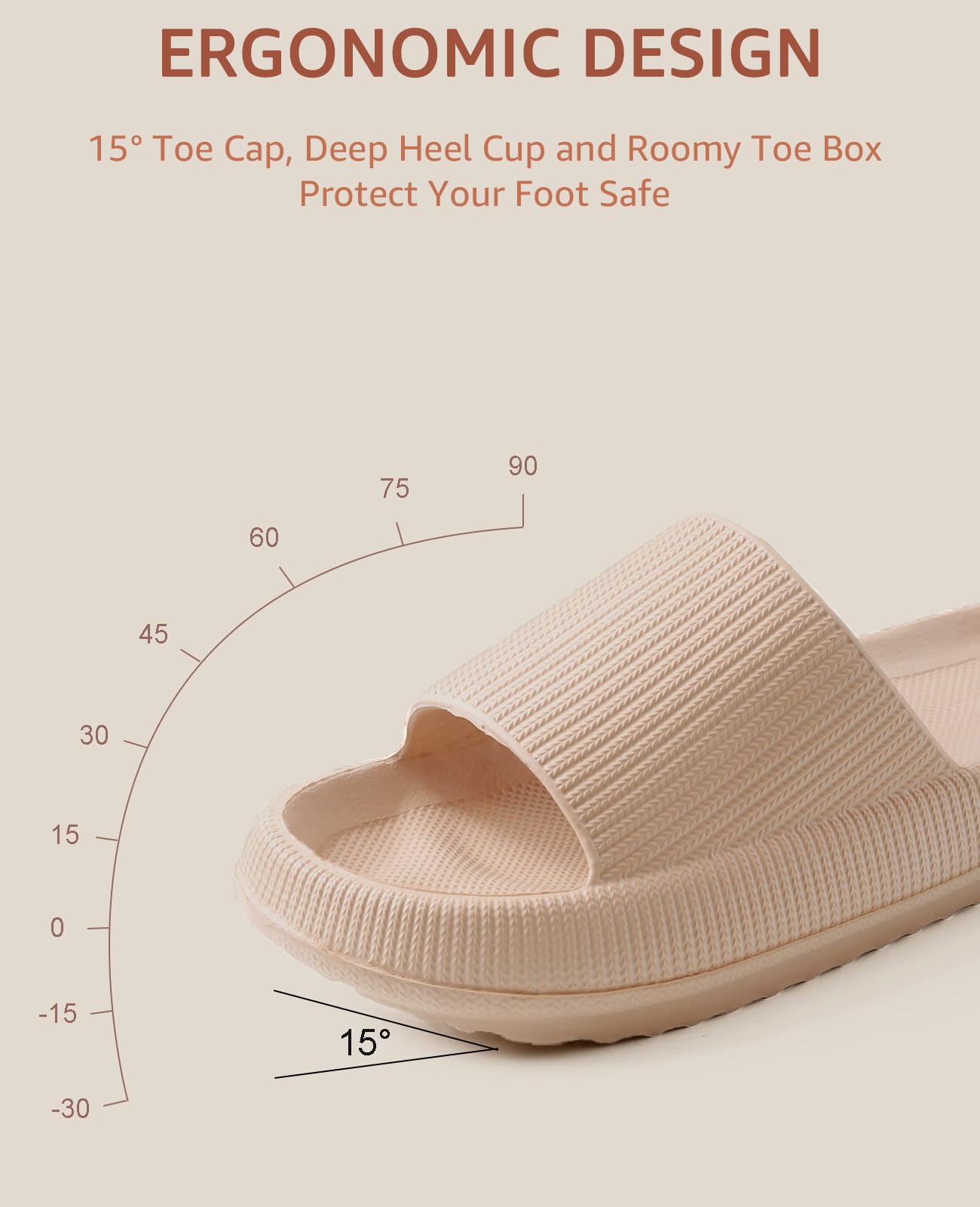 Cloud Slippers for Women and Men - Ultra Soft Pillow Slippers with Non-Slip Sole | Shower Slides & Bathroom Sandals | Thick Cushioned Comfort for Home, Spa, and Relaxation