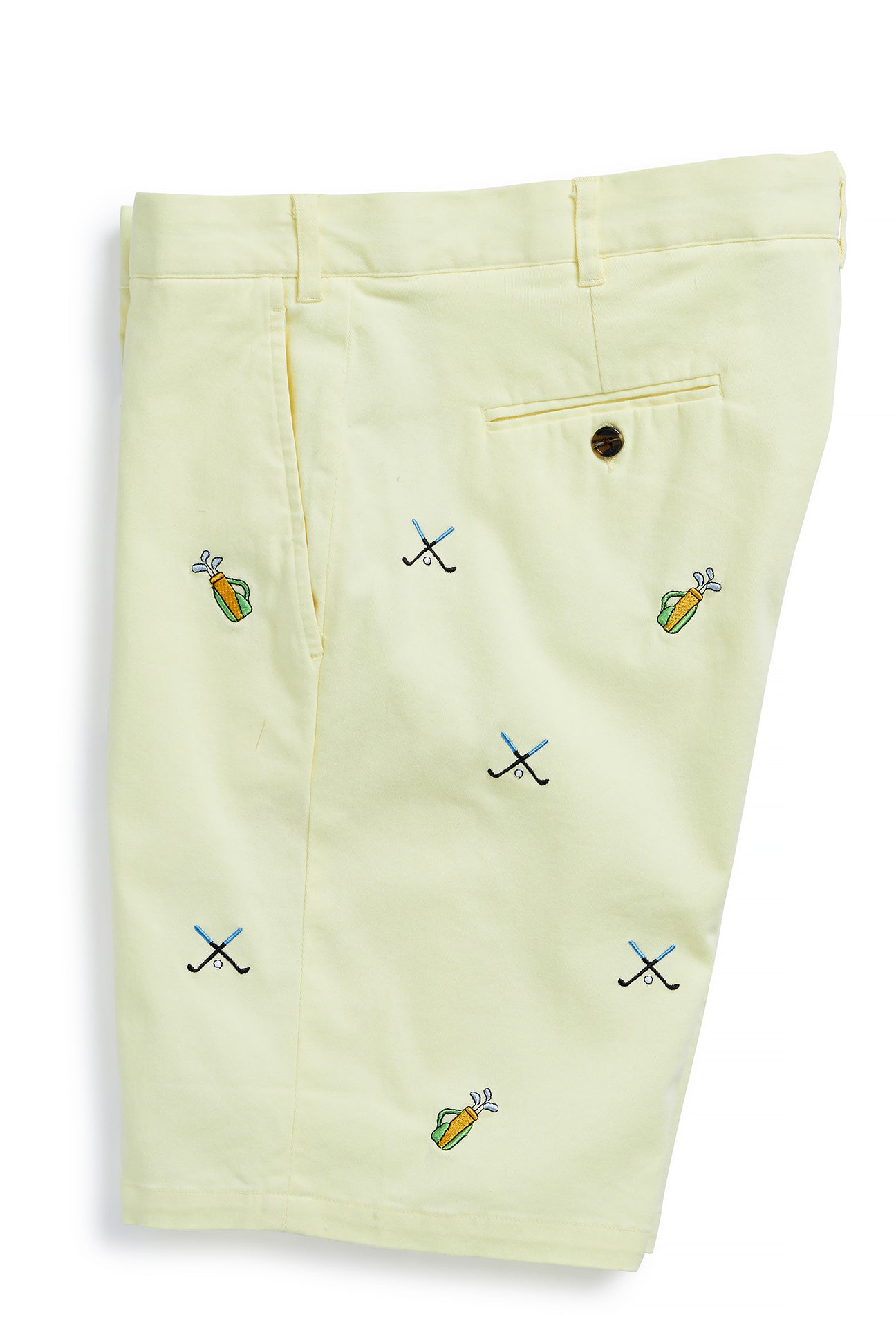 Cisco Short Neon Yellow Golf Bags with Crossed Clubs - Perfect for Golf Tournaments & Outdoor Sports