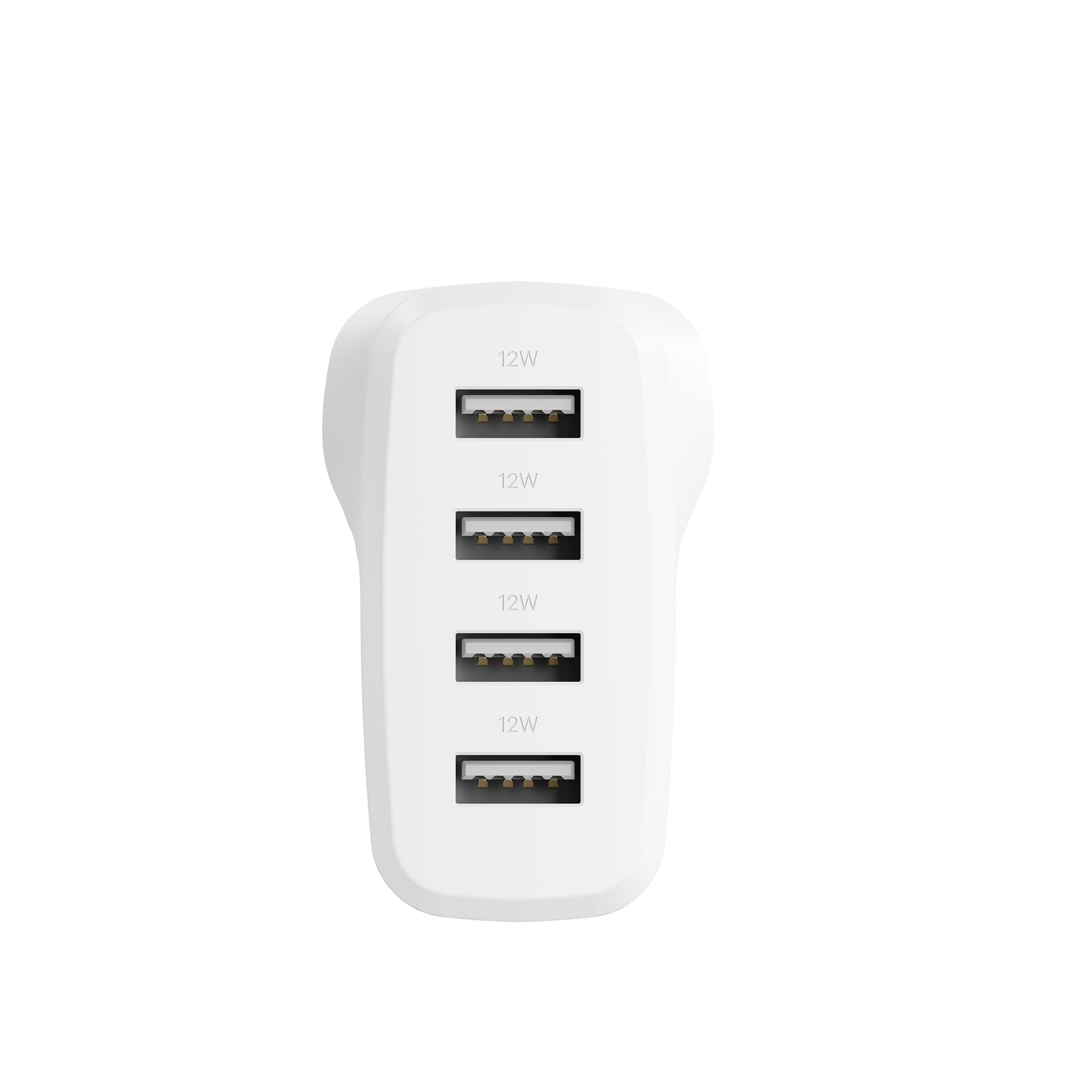 24W Multi Port USB Wall Charger - Fast Charging for iPhone, Android, Samsung - Perfect for Home, Office, Travel & Multiple Device Charging
