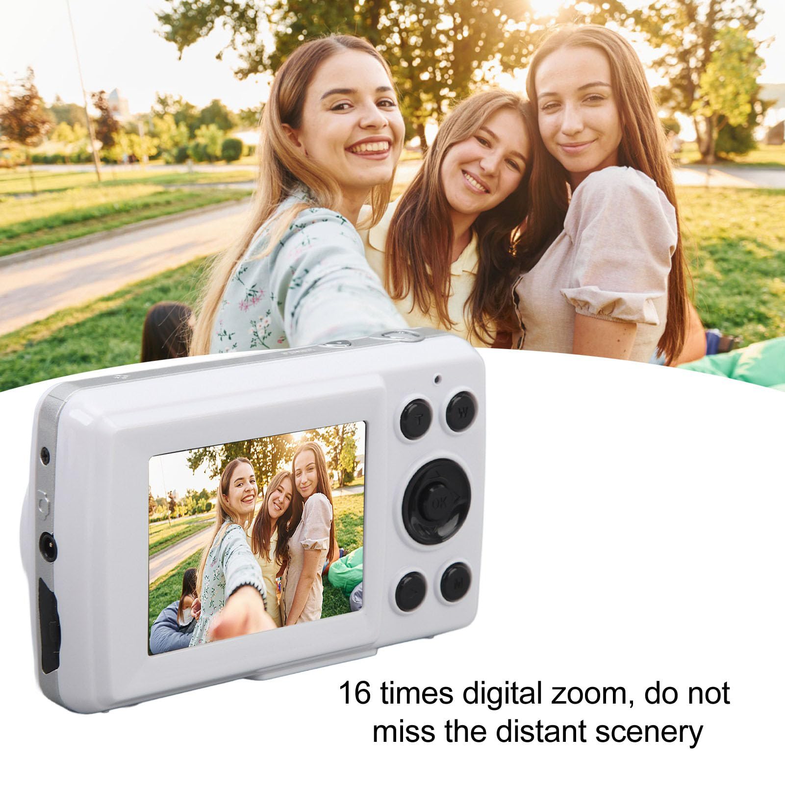 **Kids Digital Camera - 16MP 1080P HD Video, 2.4