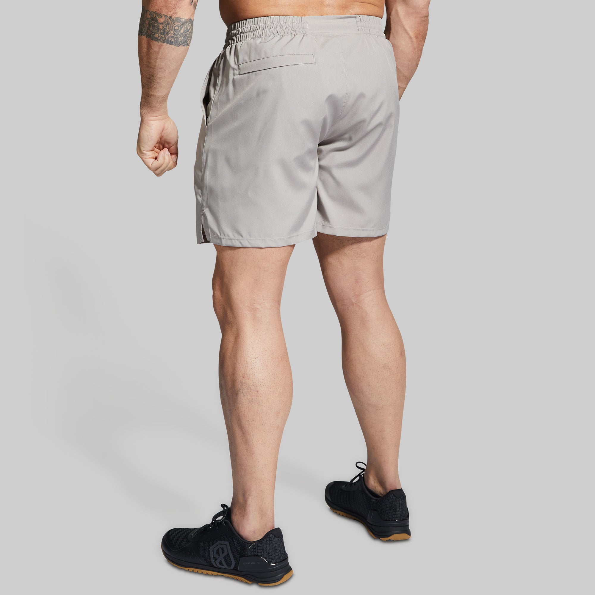 Men's Cool Grey Training Shorts - Breathable Workout Gym Running Shorts for Men - Lightweight & Quick-Dry for Sports, Jogging & Fitness