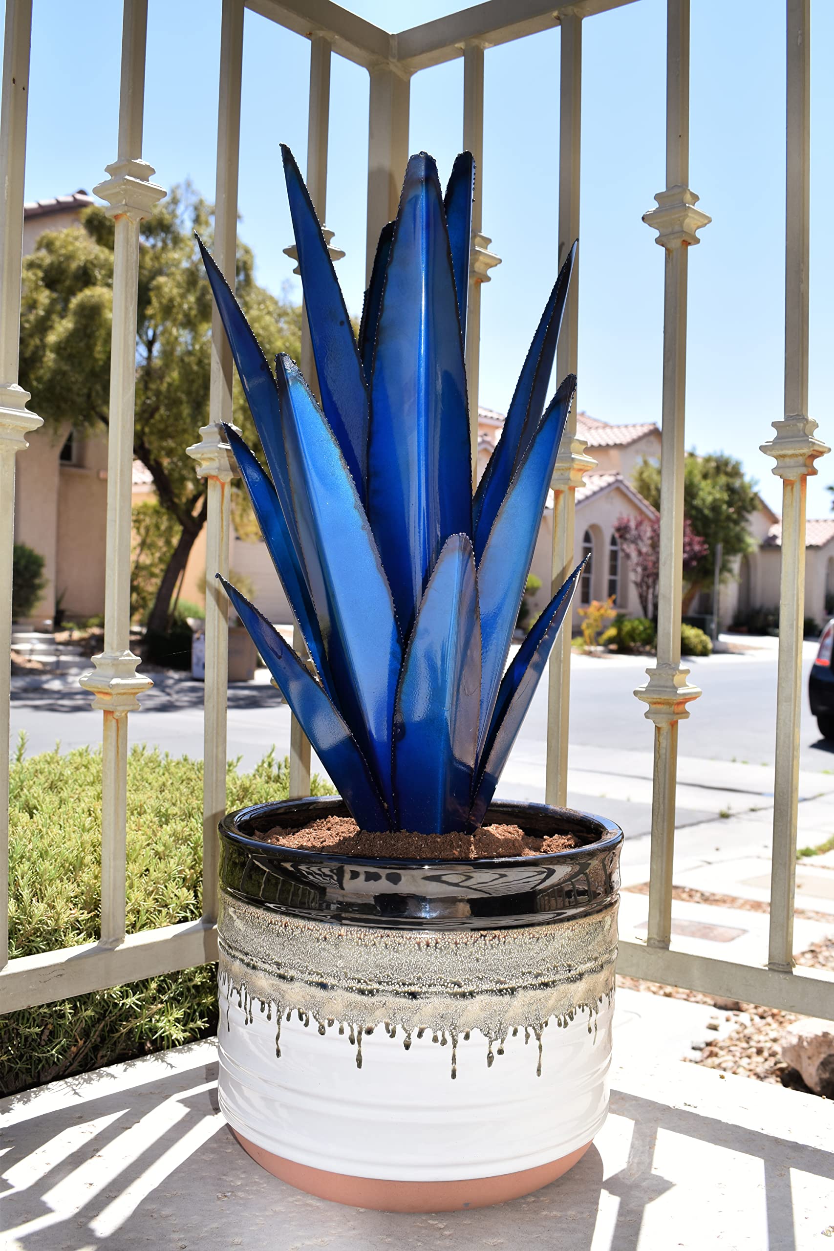 Handmade Blue Agave Fall Decor - 24