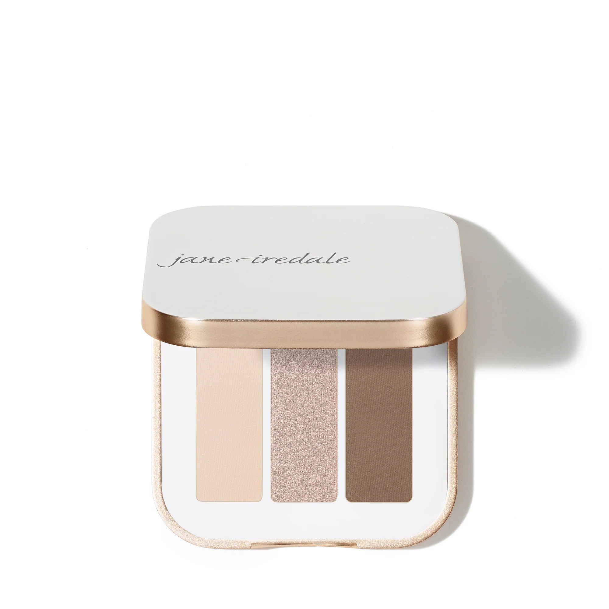 Elemental Nudes Driftwood Triple Eyeshadow Palette - Natural Earth Tones for Day & Night Makeup Looks | Vegan & Cruelty-Free
