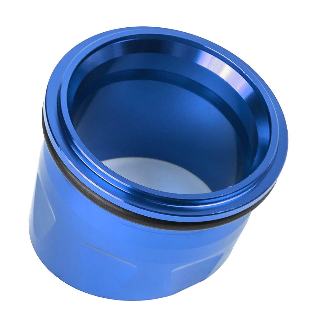 Yamaha TMAX 530 2012-2016 Motorcycle CNC Aluminum Exhaust Tip Cover - Blue - High Performance Upgrade for Enhanced Style & Protection - Perfect for Street Riding & Custom Builds