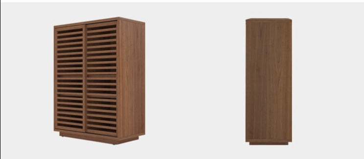 NYLAH BELAIR Solid Wood Shoe Cabinet - Sturdy Entryway Storage Organizer for Shoes, Boots & Home Décor | Perfect for Hallway, Closet & Mudroom Organization