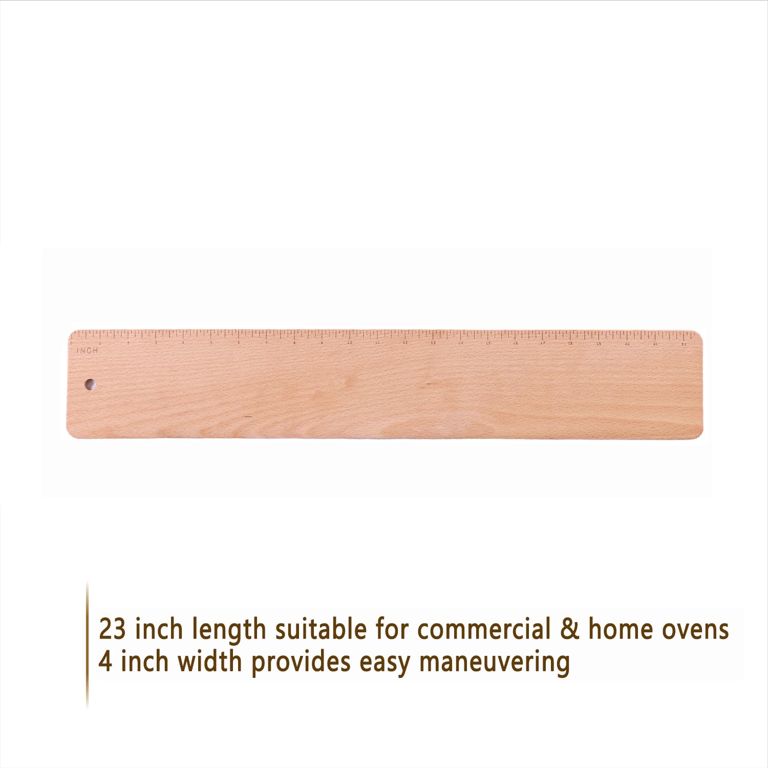 Extra Long 23 Inch Baguette Transfer Peel - Premium Food-Grade Beech Wood Baking Board for French Bread, Loaves & Ciabatta - Perfect for Shaping Dough & Professional Baking - Ideal for Home Bakers & Commercial Kitchens