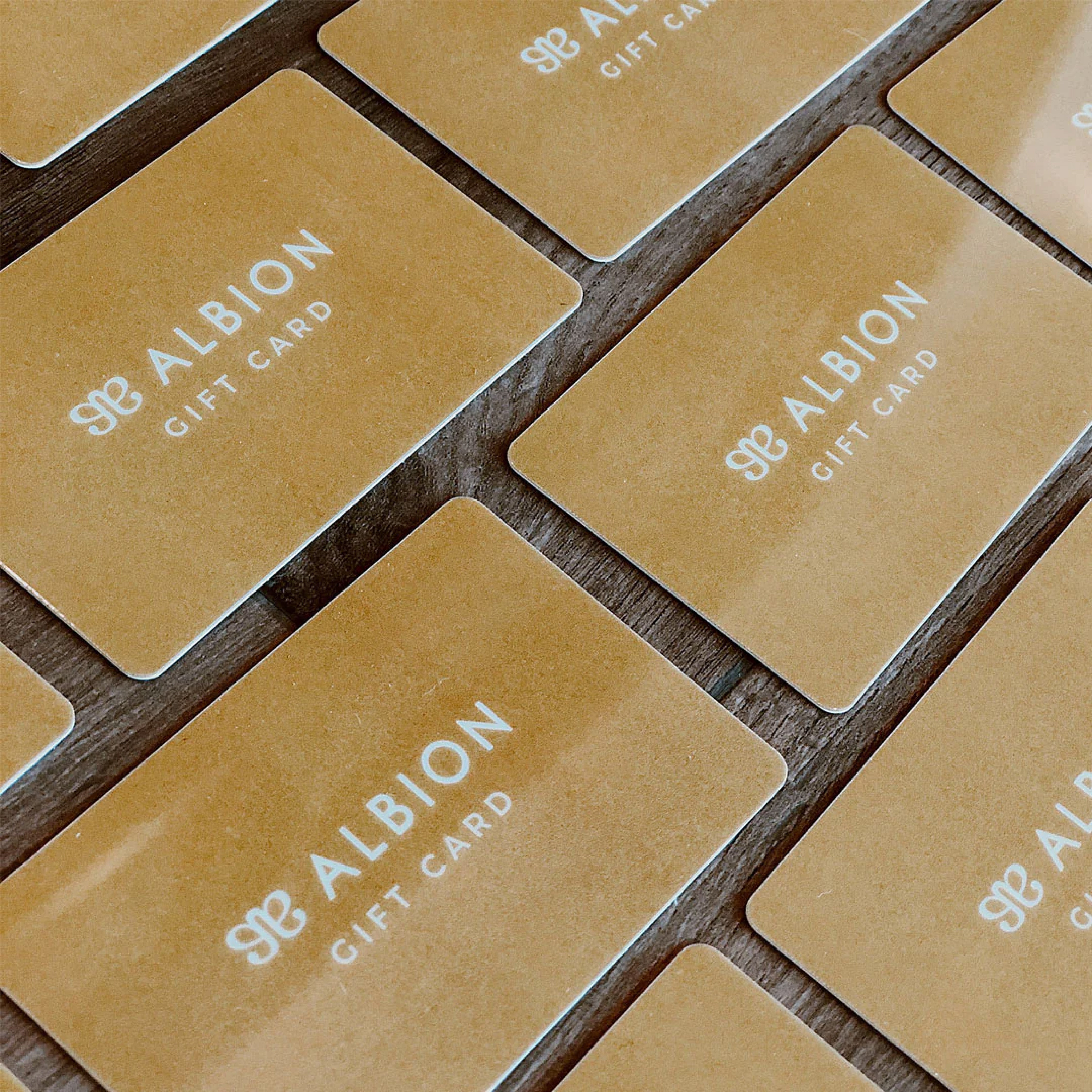 Albion Gift Card - Perfect for Birthdays, Holidays & Special Occasions | Online & In-Store Use