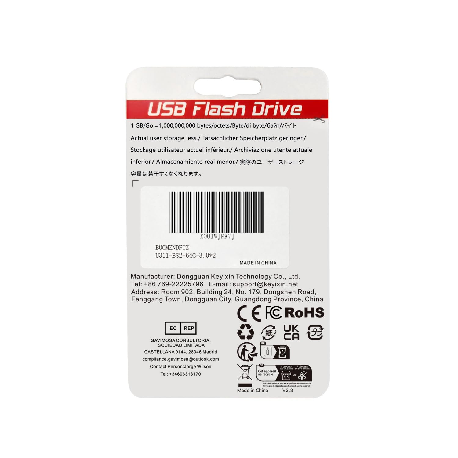 JOIOT 64GB USB 3.0 Flash Drive 2-Pack - High-Speed Data Storage for Work & School