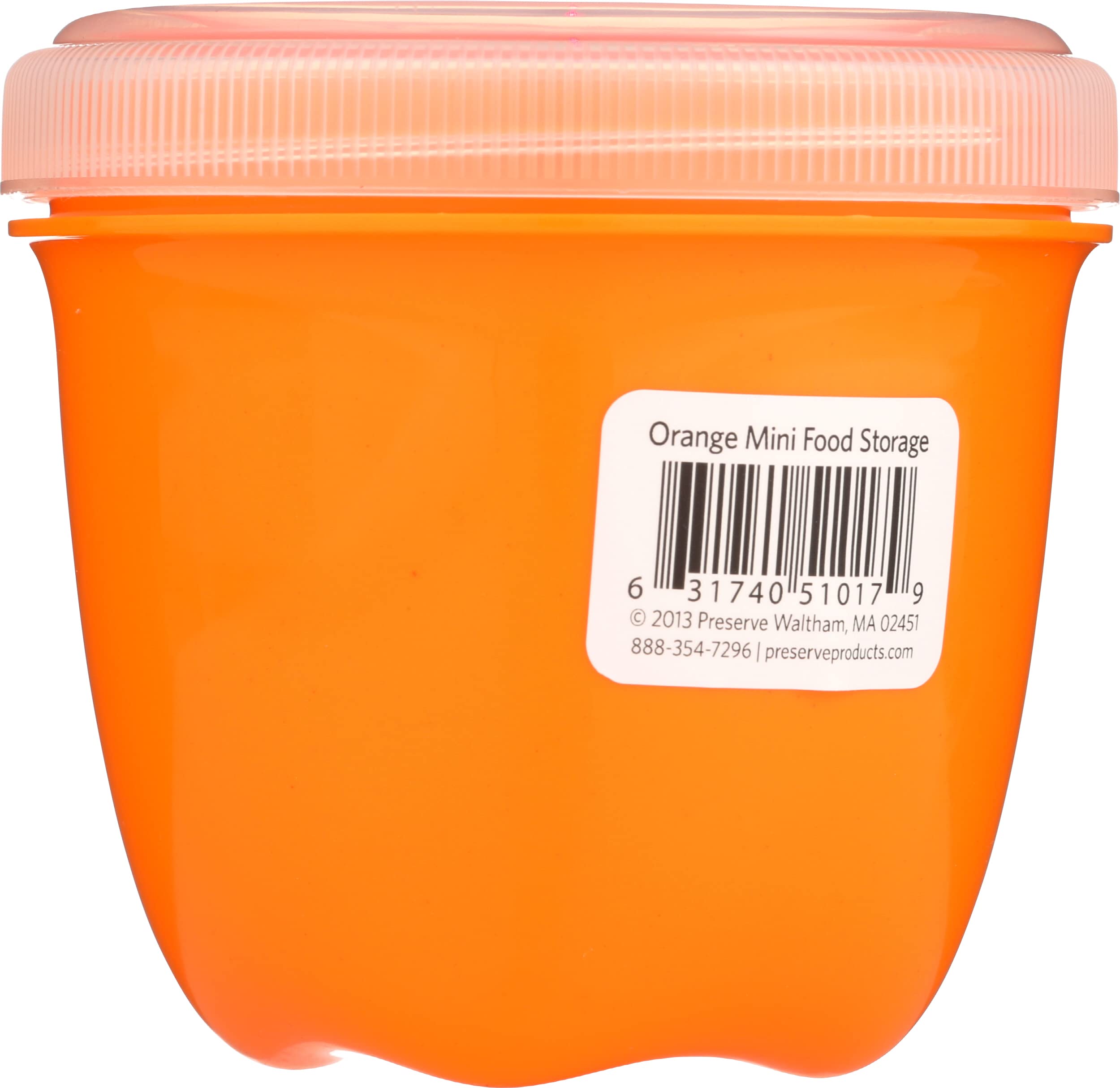 8 oz Mini Round Orange Food Storage Container - BPA-Free, Airtight & Leakproof - Perfect for Meal Prep, Snacks, and Leftovers - 1 Count