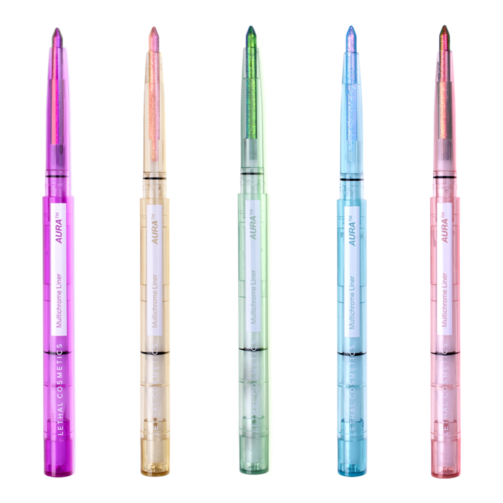 Aura Multichrome Eyeliner - Long Lasting Waterproof Liquid Liner with Shimmer & Color Shift Effect for Dramatic Eye Makeup Looks | Perfect for Parties, Cosplay & Festival Makeup