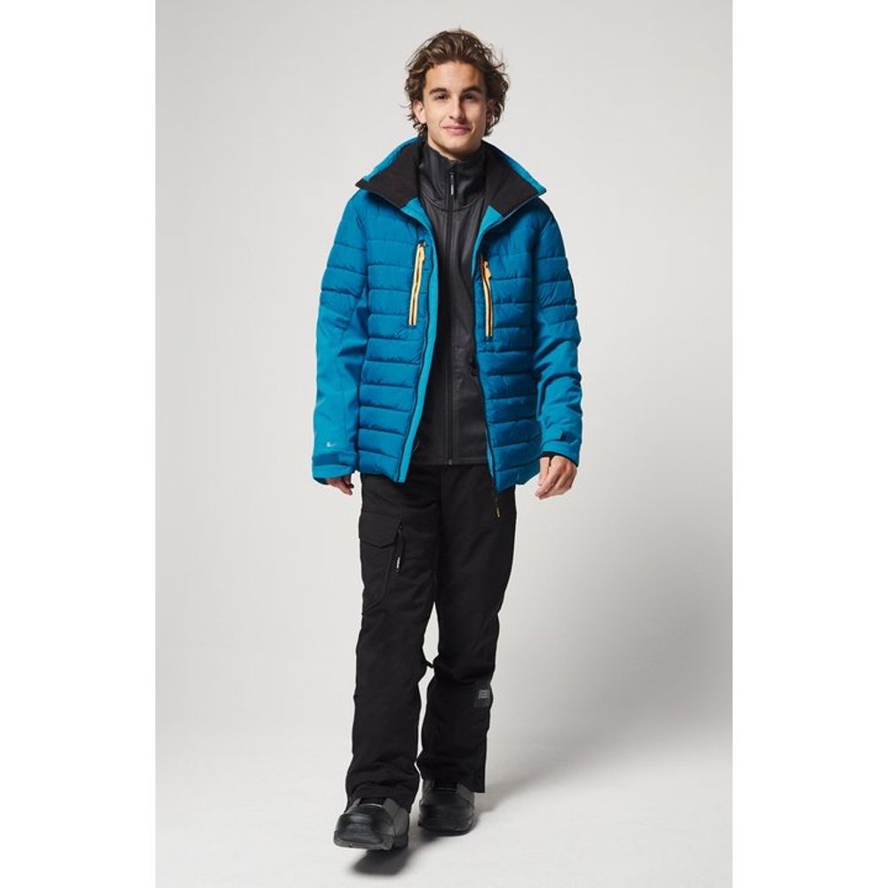 O'Neill Men's Waterproof Ski Jacket - Insulated Winter Snow Jacket for Men, Blue - Perfect for Skiing, Snowboarding & Outdoor Winter Activities