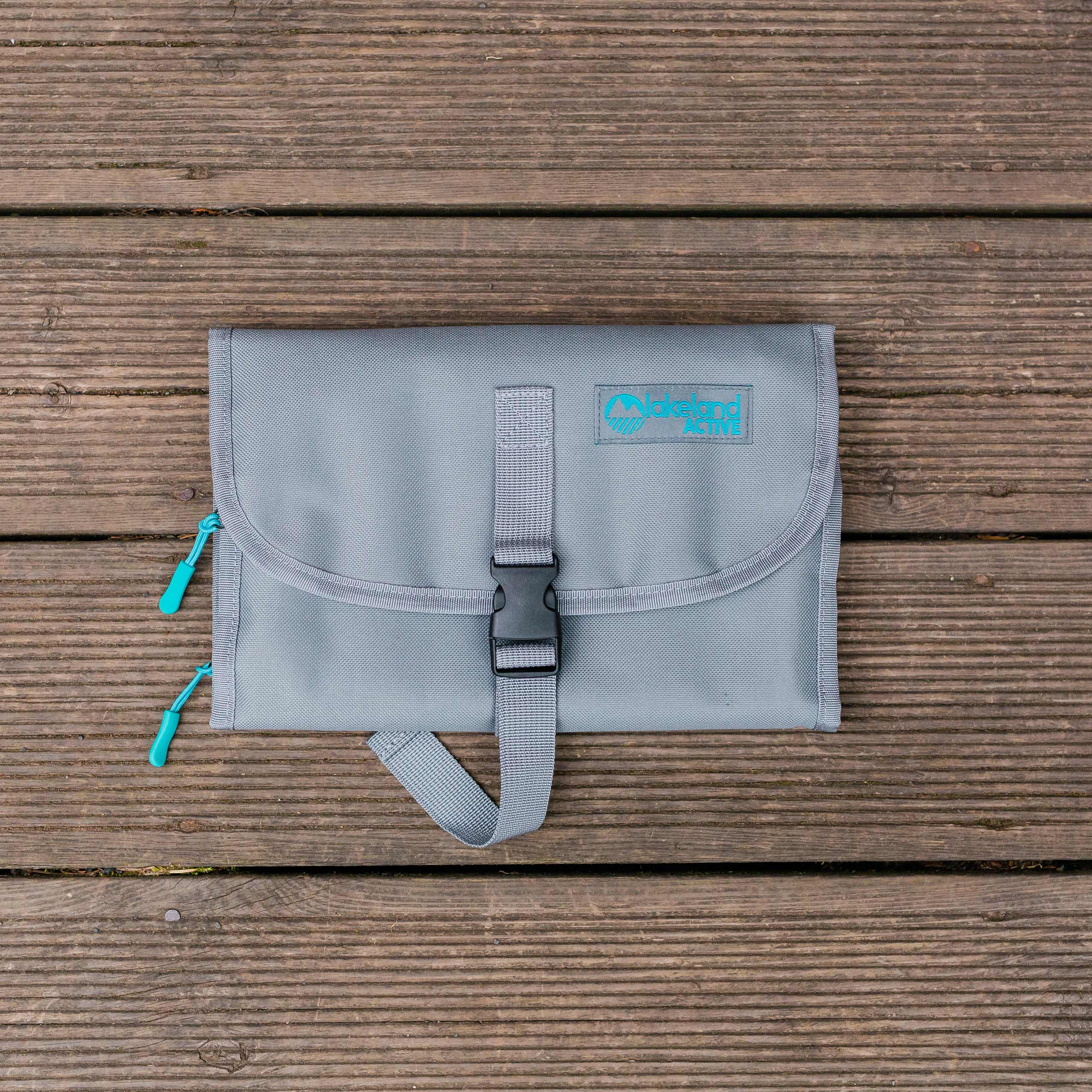 Eskdale Foldable Hanging Travel Toiletry Bag - Waterproof Cosmetic Organizer for Bathroom, Camping & Airplane Travel - Perfect for Toiletries, Makeup & Shower Essentials
