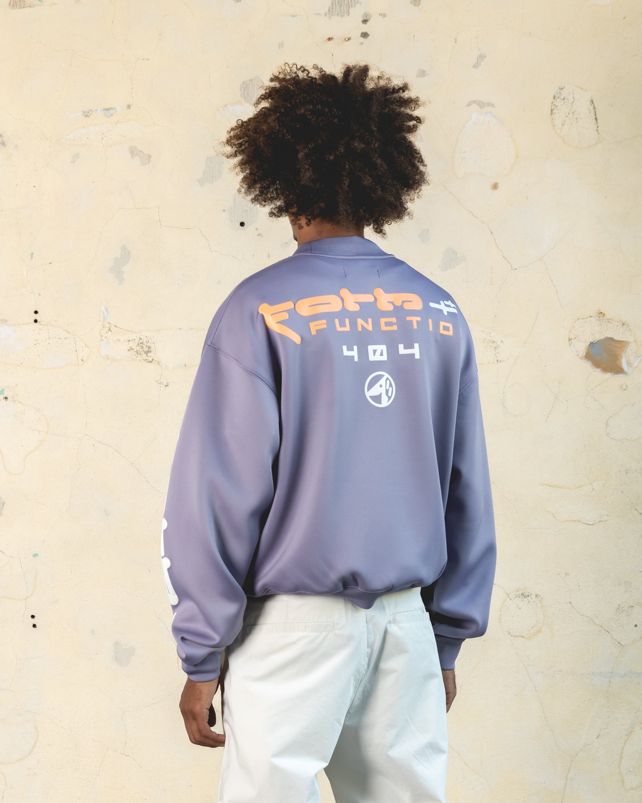 404 Form Crewneck Sweatshirt - Soft Purple Unisex Pullover for Men & Women | Perfect for Casual Wear, Street Style & Loungewear