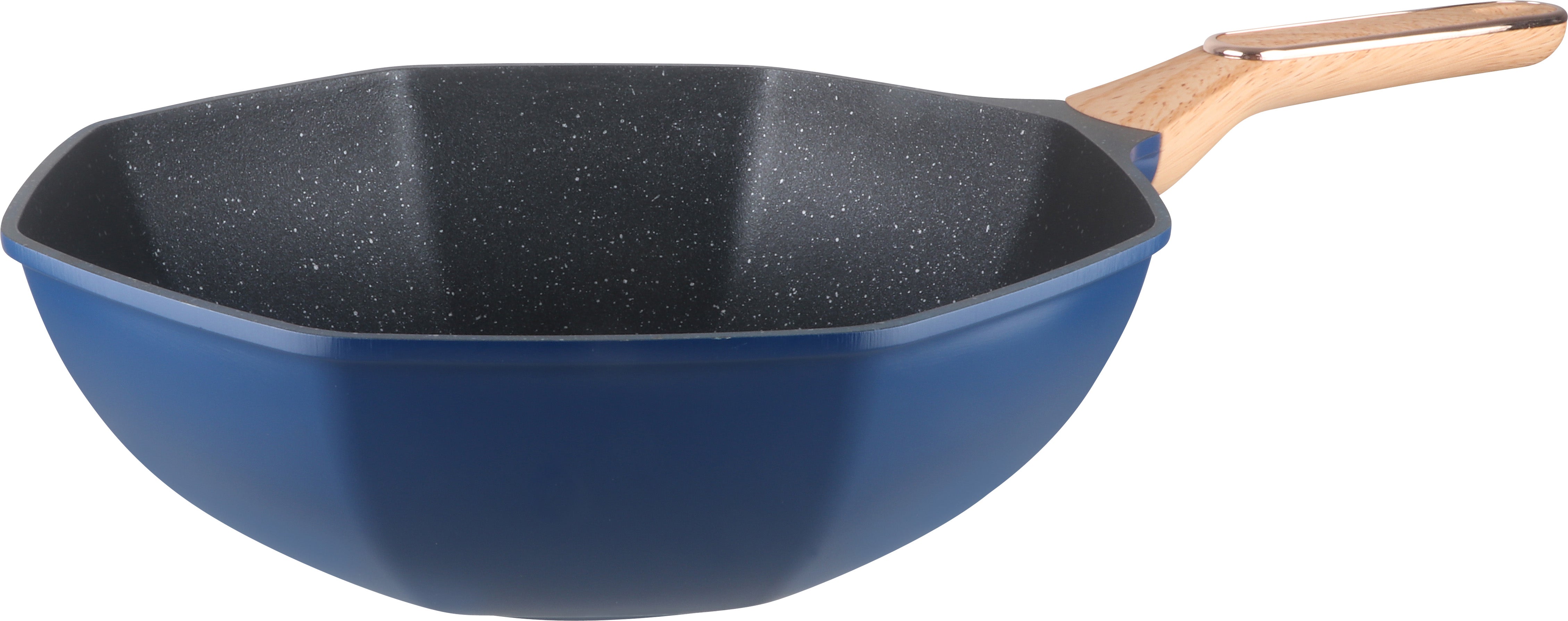 Premium OCTAGON 4-Piece Nonstick Cookware Set - Frying Pan, Saucepan & Pots with Glass Lids - Perfect for Sautéing, Boiling & Frying - Ideal for Home Kitchen & Restaurant Use