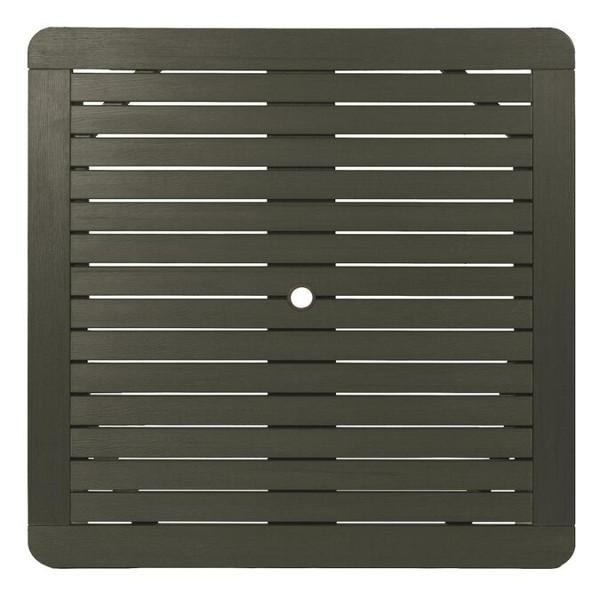 Square Outdoor Dining Table - Weather-Resistant Patio Table for Garden, Backyard, and Poolside - Perfect for Outdoor Entertaining and Al Fresco Dining