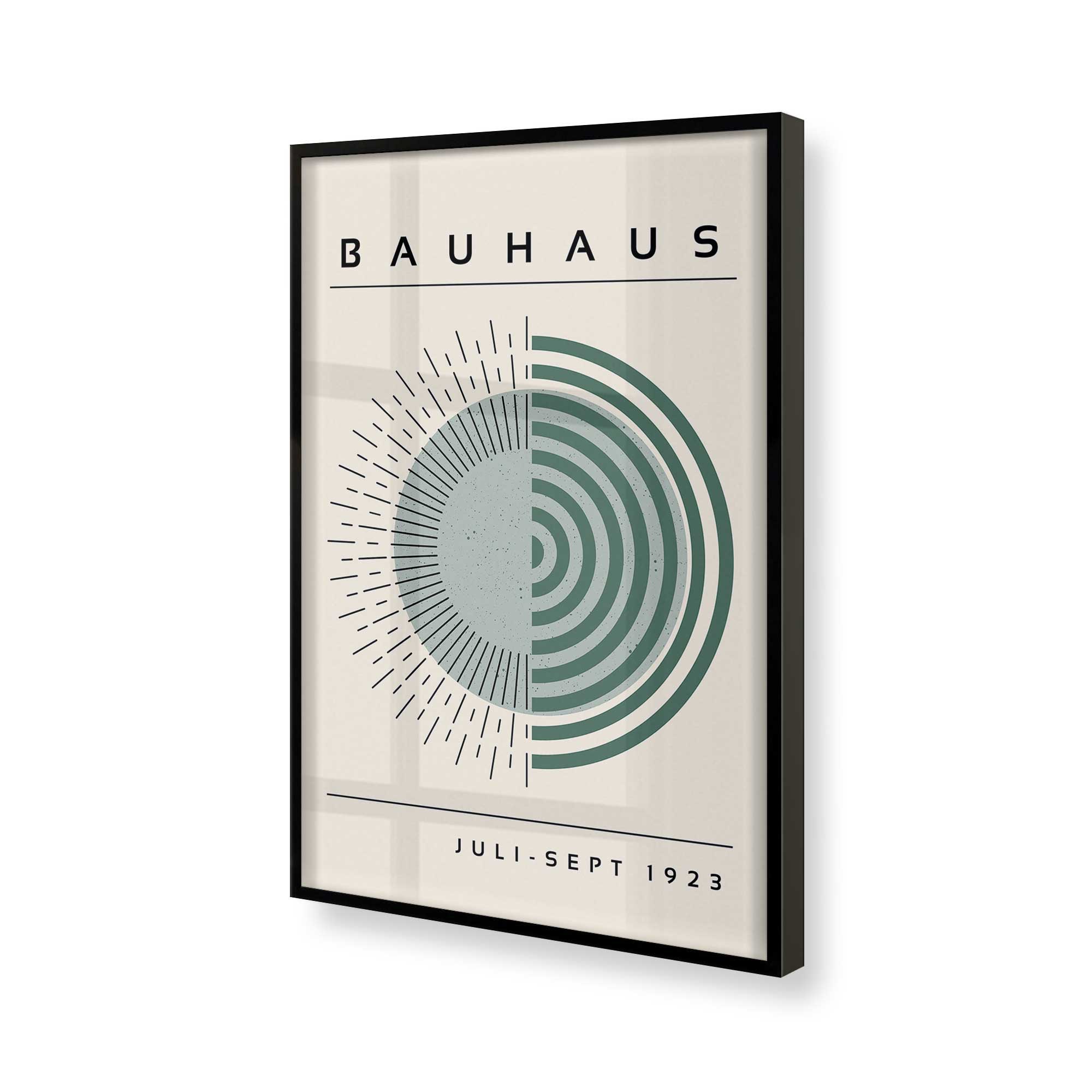 Bauhaus Echoing Rays Print - Modern Abstract Art Poster for Home & Office Decor | Perfect for Living Room, Bedroom, or Workspace Wall Art