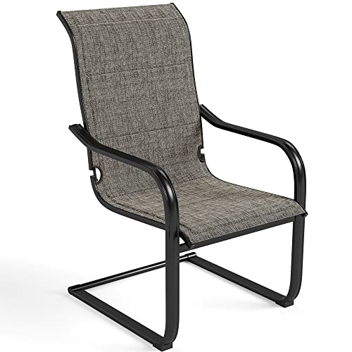 High-back Padded Fabric-c Spring