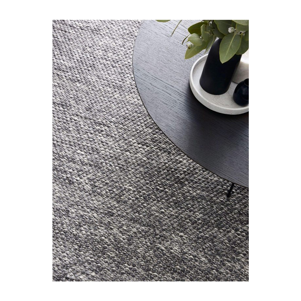 Hunter Denim Grey Area Rug - Soft and Durable Indoor/Outdoor Rug for Living Room, Bedroom, or Patio