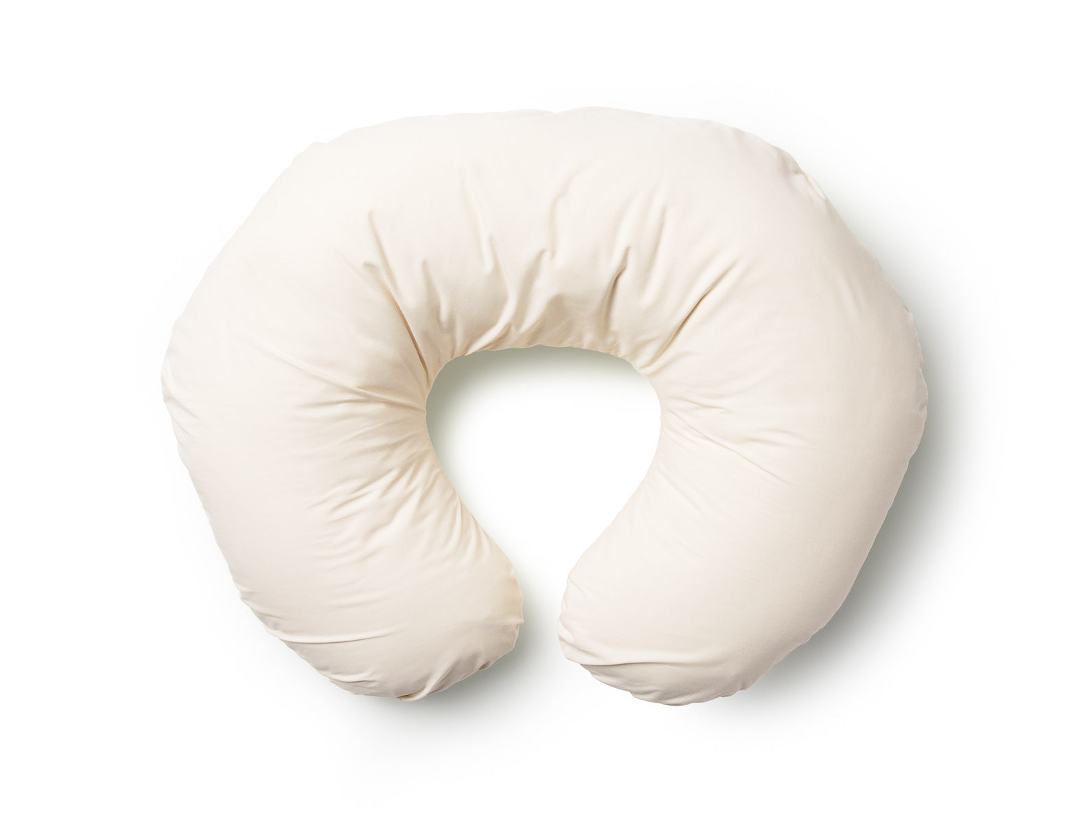 Organic Wool Nursing Pillow with Removable Cover - Soft & Supportive for Breastfeeding & Pregnancy Comfort - Perfect for New Moms & Baby Bonding Time