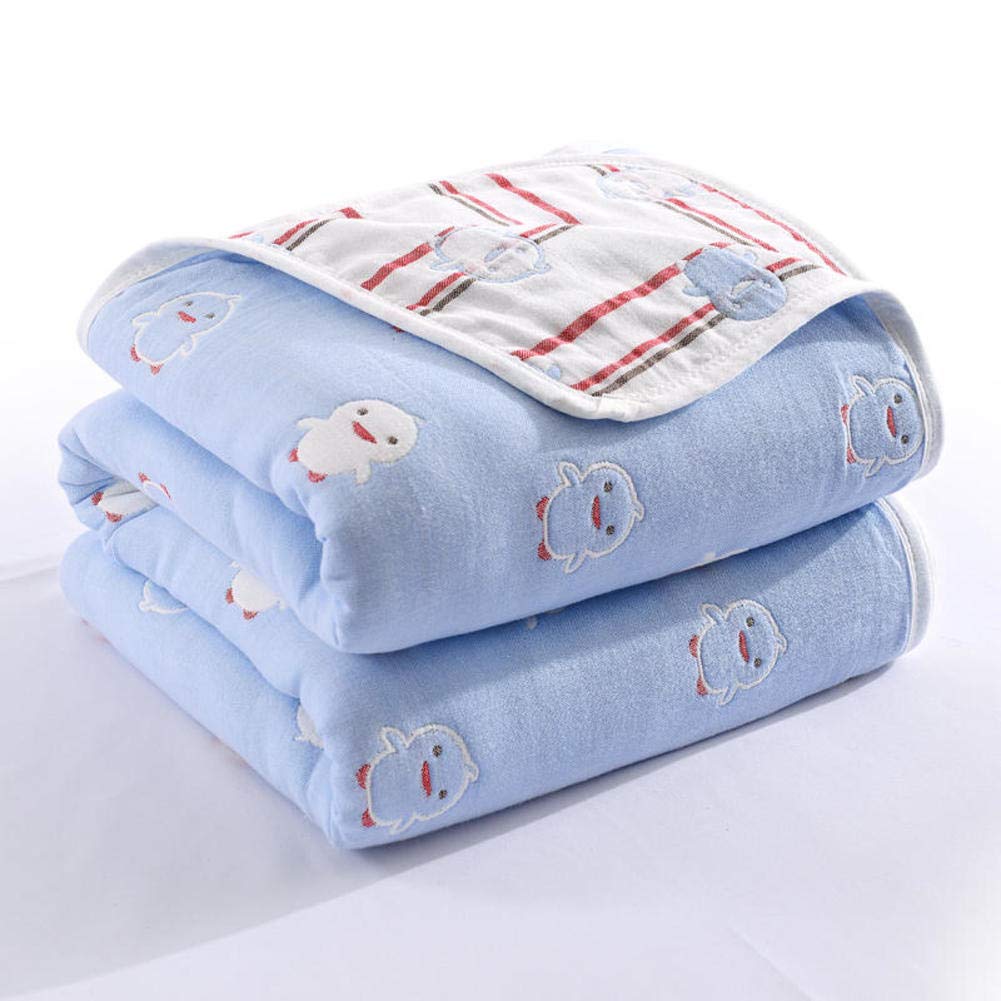 Ultra-Soft 100% Pure Cotton Twin Size Blanket - All Season Lightweight Bed Cover (79x91 inches) | Wrinkle-Resistant, Breathable & Cozy for Bedroom, Living Room, or Travel