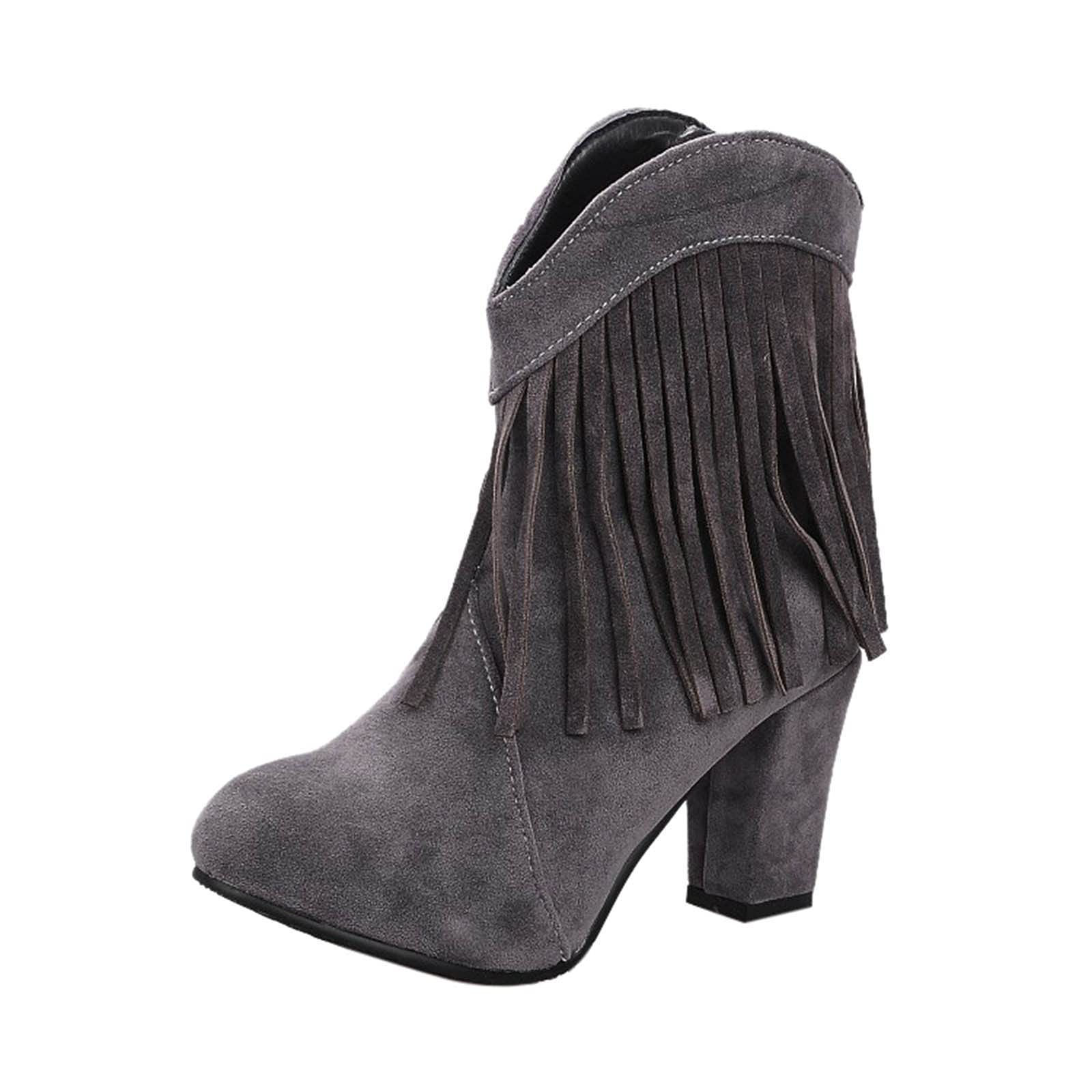 Stylish Women's Ankle Boots - High Heel Peep Toe Leather Booties, Dressy Wedges & Combat Boots for Fall/Winter Fashion | Perfect for Office, Parties & Night Out