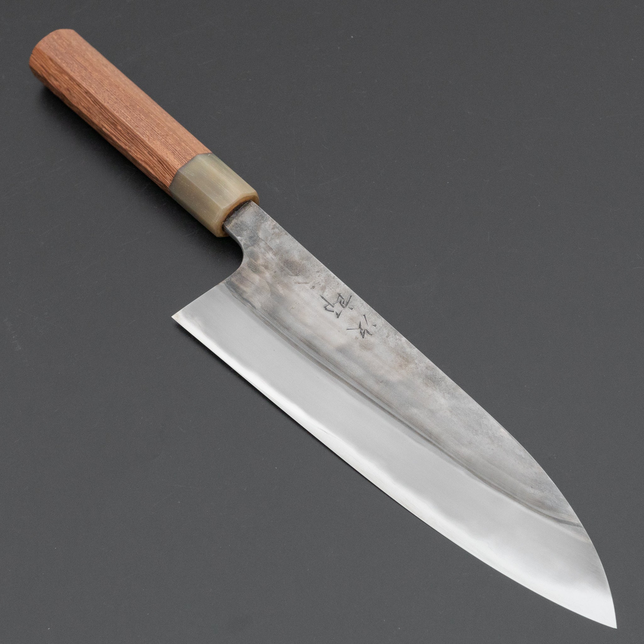Premium Jiro Tsuchime Wa Gyuto 210mm Japanese Chef Knife with Taihei Tagayasan Handle - Professional Kitchen Tool for Sushi, Meat Cutting & Culinary Arts