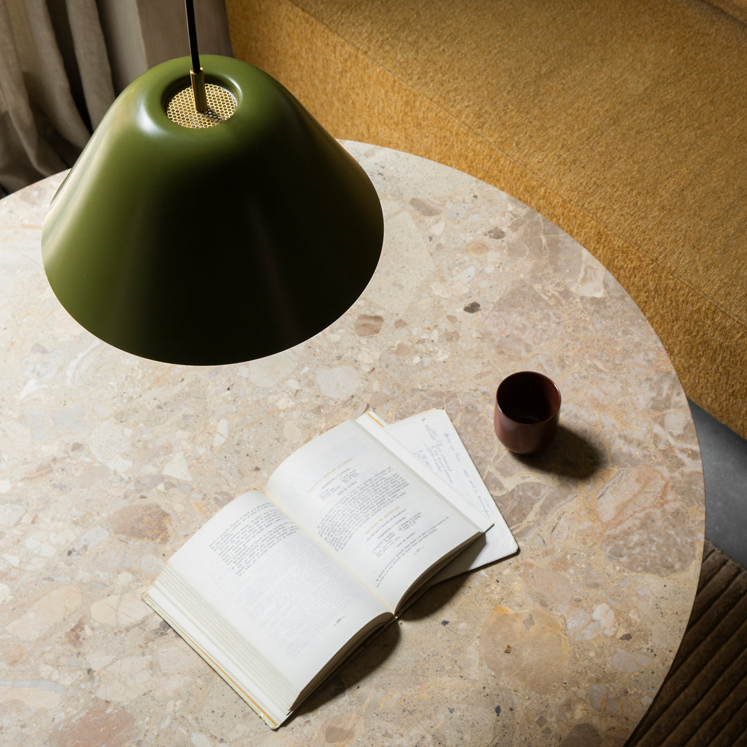 Modern Round Harbour Column Dining Table - Stylish & Durable for Kitchen, Dining Room, and Outdoor Entertaining