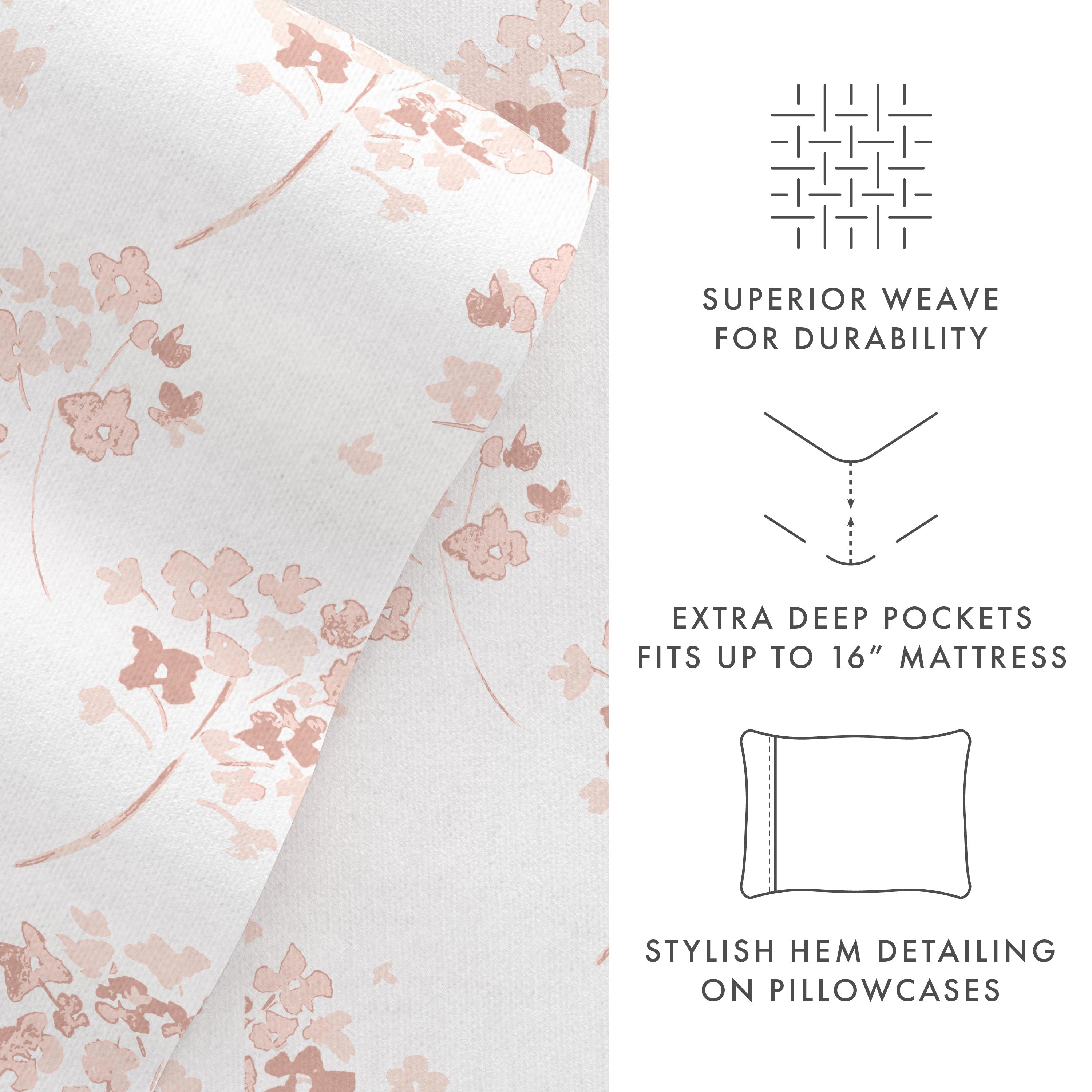 4 Piece Flannel Sheet Set - Soft & Cozy Queen Size Bed Sheets for Winter - Perfect for Cold Weather, Guest Rooms & Cozy Nights