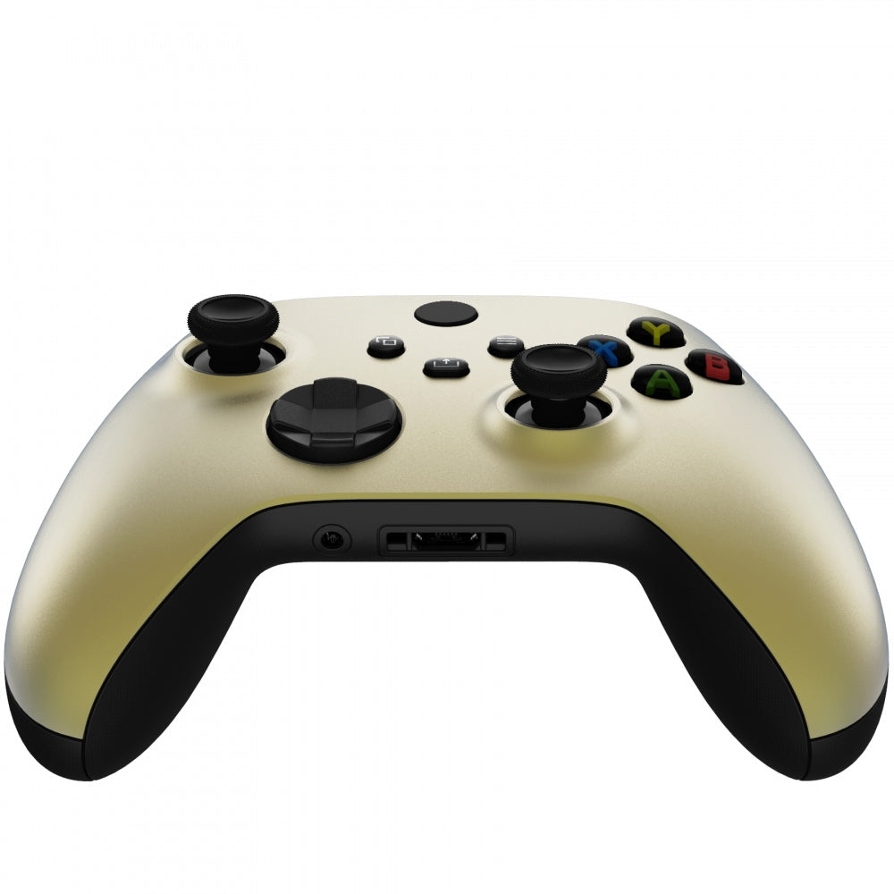 eXtremeRate Champagne Gold Replacement Front Housing Shell for Xbox Series X & S Controller - Premium Customization for Gaming Enthusiasts