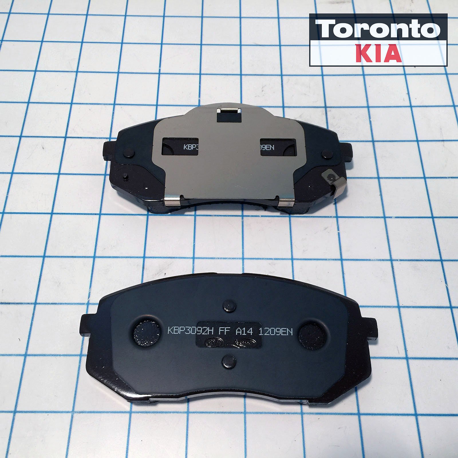 Kia 58101-1MA60 Disc Brake Pads - High Performance Brake Pads for Kia Vehicles - Perfect for Daily Commuting and Highway Driving
