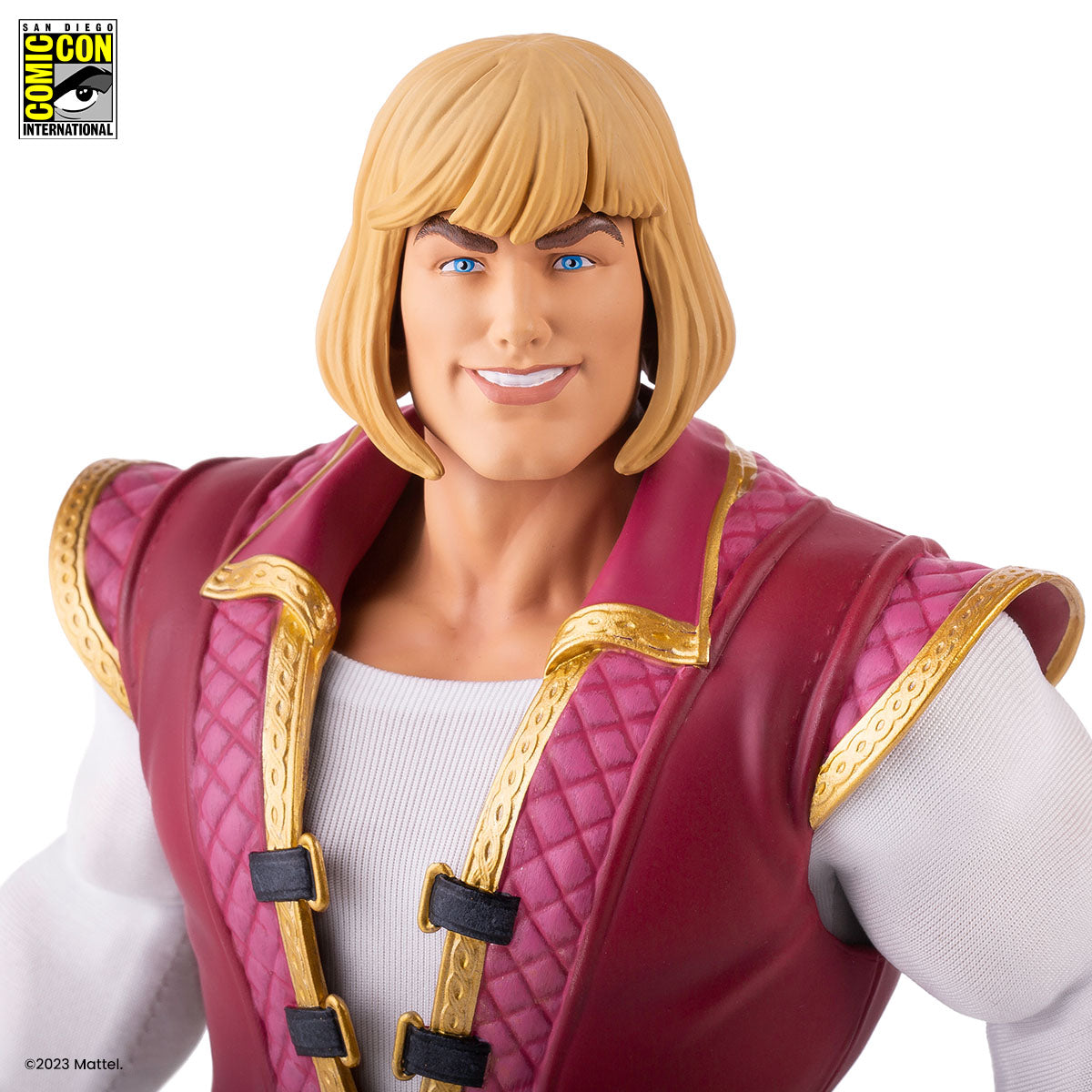 Masters of the Universe Prince Adam 1/6 Scale Action Figure SDCC Exclusive Collectible - Perfect for Display, Gifts, and Comic-Con Fans