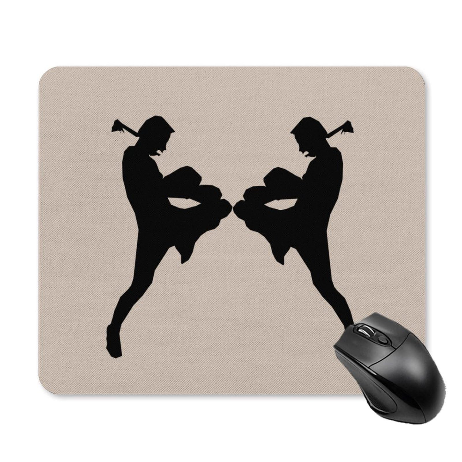 Durable Muay Thai Arts Non-Slip Gaming Mouse Pad - Waterproof Office & Home Computer Accessory (25x30cm) - Perfect for Gamers, Graphic Designers & Office Workers