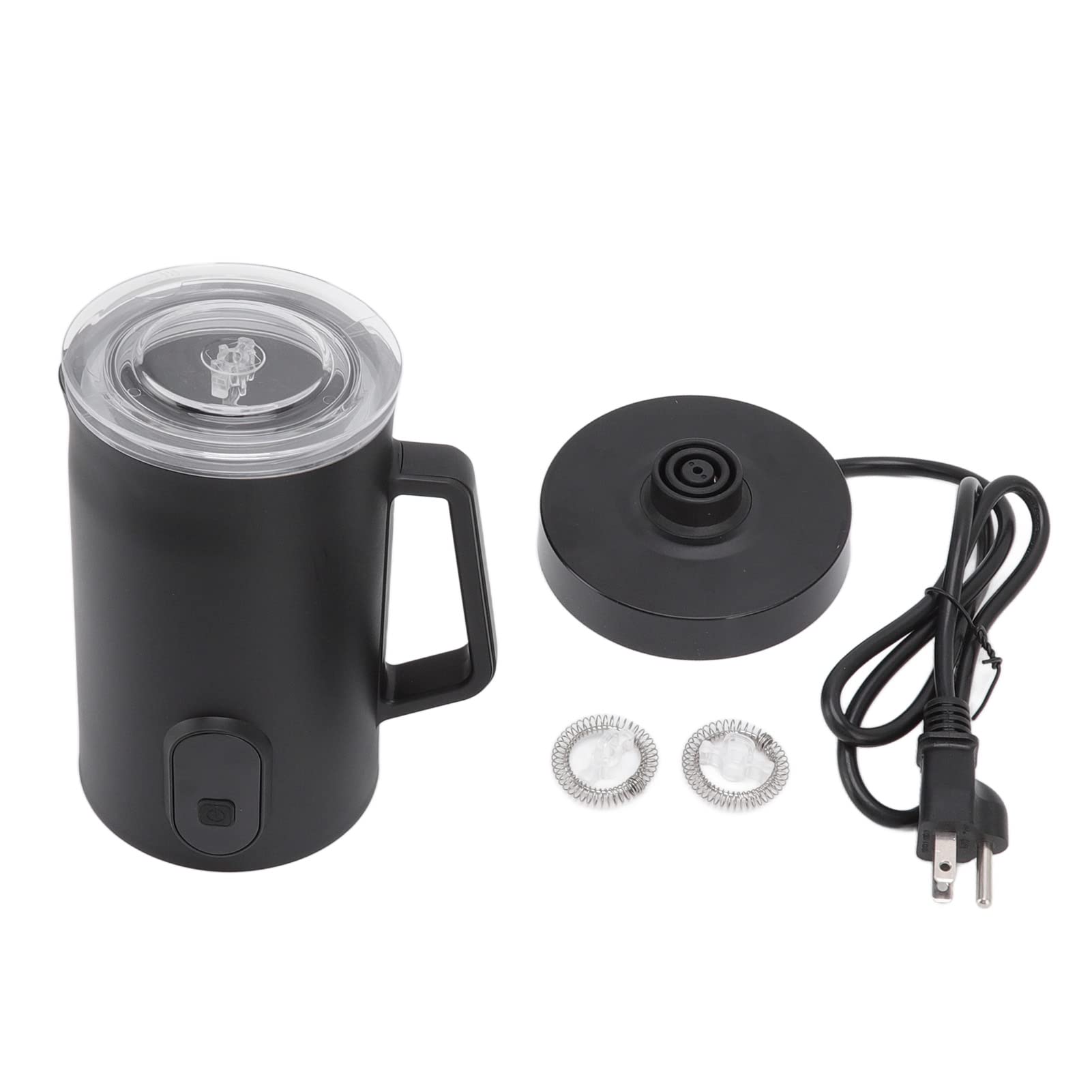 Electric Milk Frother 4 Modes - Odor-Free Milk Foamer Stick for Coffee, Latte & Cappuccino | Automatic Hot/Cold Foam Maker & Milk Warmer with US Plug | Perfect for Home, Office & Cafe Use