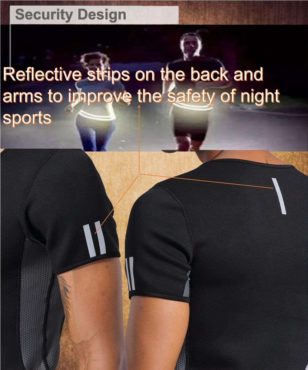 Men's Sauna Suit Shorts - Neoprene Workout Waist Trainer Vest & Tummy Shaper for Weight Loss - Perfect for Gym, Running, and Home Fitness Training
