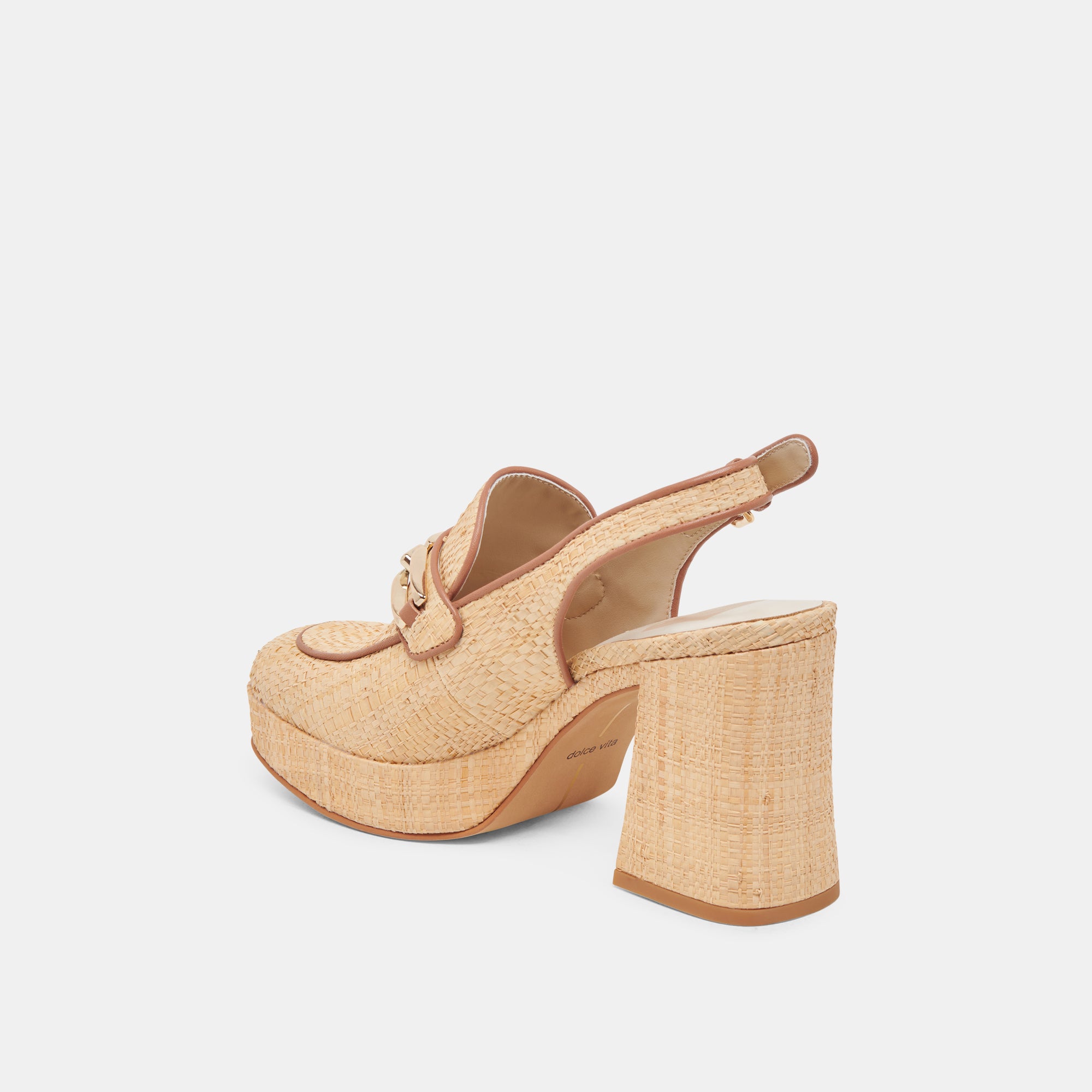 SIRUS Women's Natural Raffia High Heels Sandals - Comfortable Summer Wedges for Beach, Party & Casual Outfits