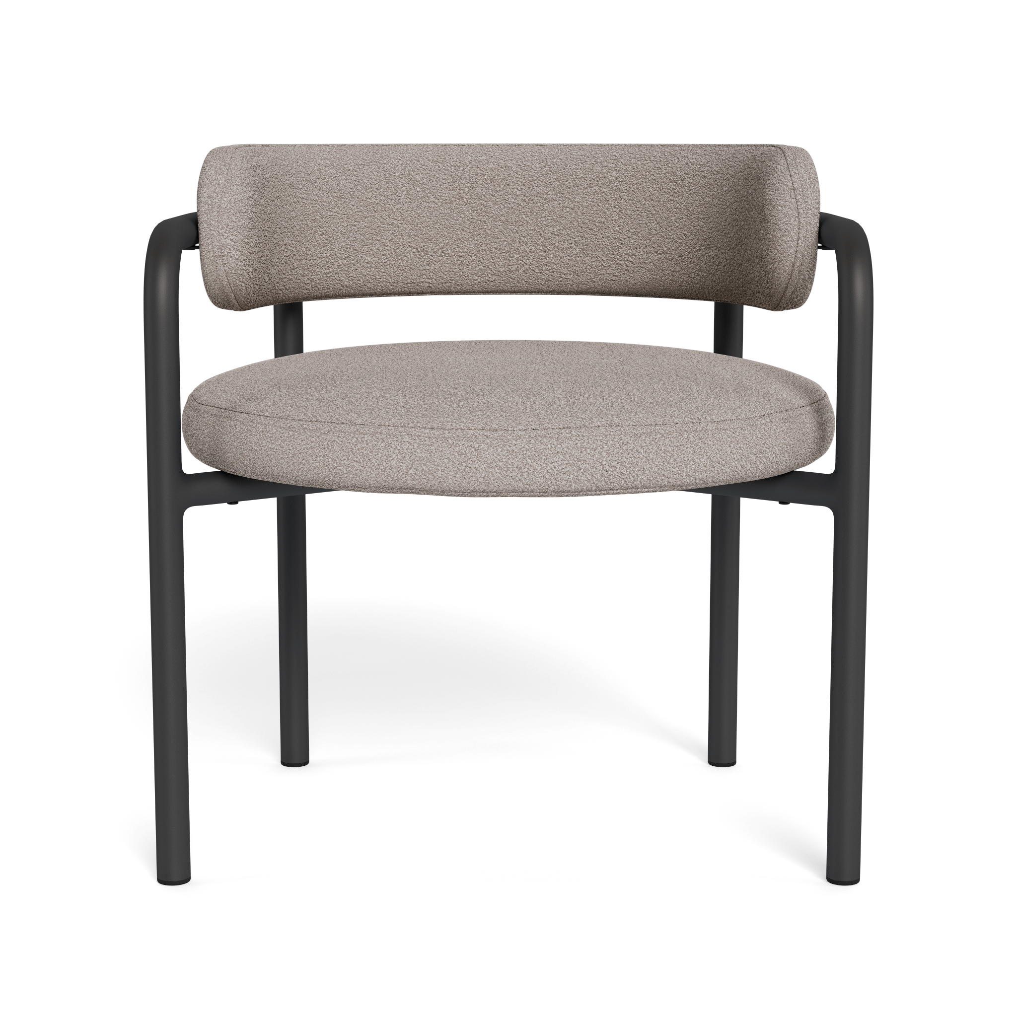Porto Aluminum Club Chair - Lightweight Outdoor Patio Furniture for Garden, Poolside & Deck - Modern All-Weather Lounge Chair with Cushion (Optional) - Perfect for Relaxing, Sunbathing & Entertaining Guests