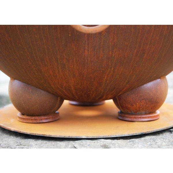 Nepal Fire Pit - Handcrafted Outdoor Fire Pit for Patio, Garden, and Backyard - Perfect for Camping, BBQ, and Relaxing Evenings