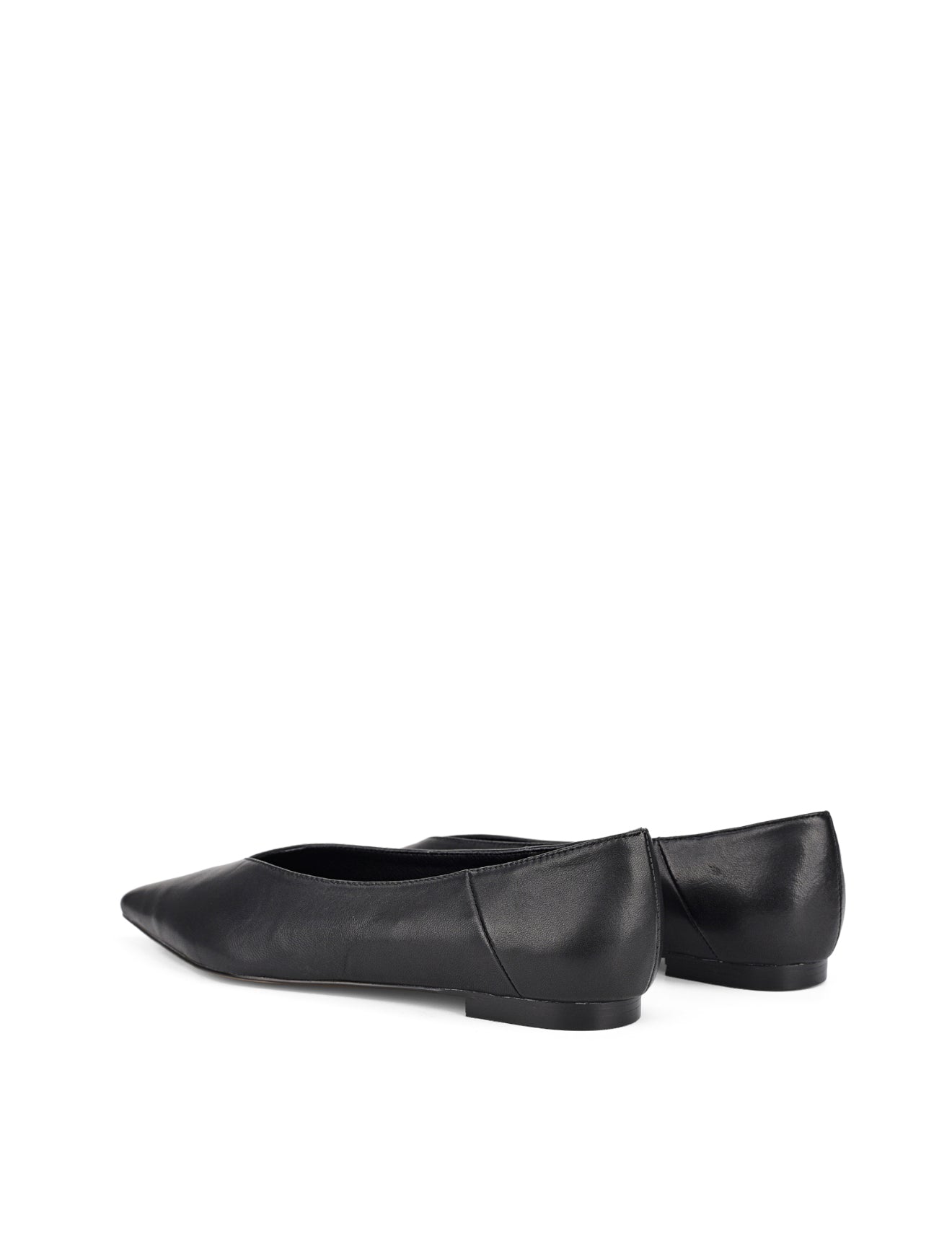 Locke Flat Pumps for Women - Black Genuine Leather Comfortable Slip-On Loafers | Perfect for Office, Casual Wear & Travel