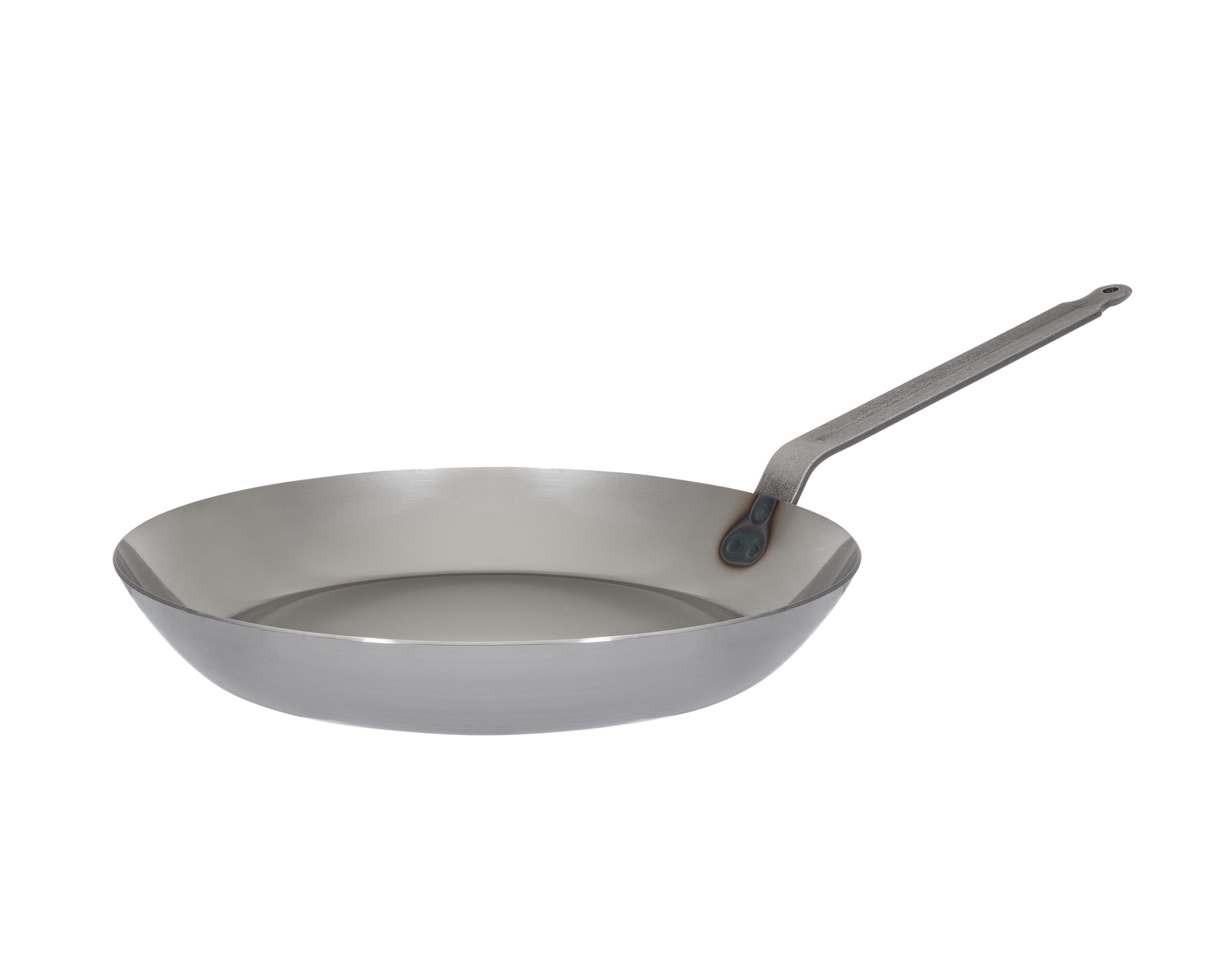Matfer Bourgeat 14-Inch Black Carbon Steel Frying Pan - Professional Restaurant-Grade Skillet for Searing, Sautéing & Frying - Perfect for Steak, Eggs & Pancakes