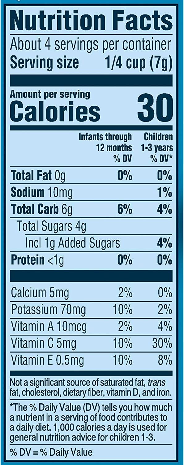 Organic Gerber Baby Snacks - Fruit & Veggie Melts, Very Berry Blend, 1 Ounce (Pack of 7) | Healthy Toddler Finger Food for On-the-Go, Daycare & Travel Snacking