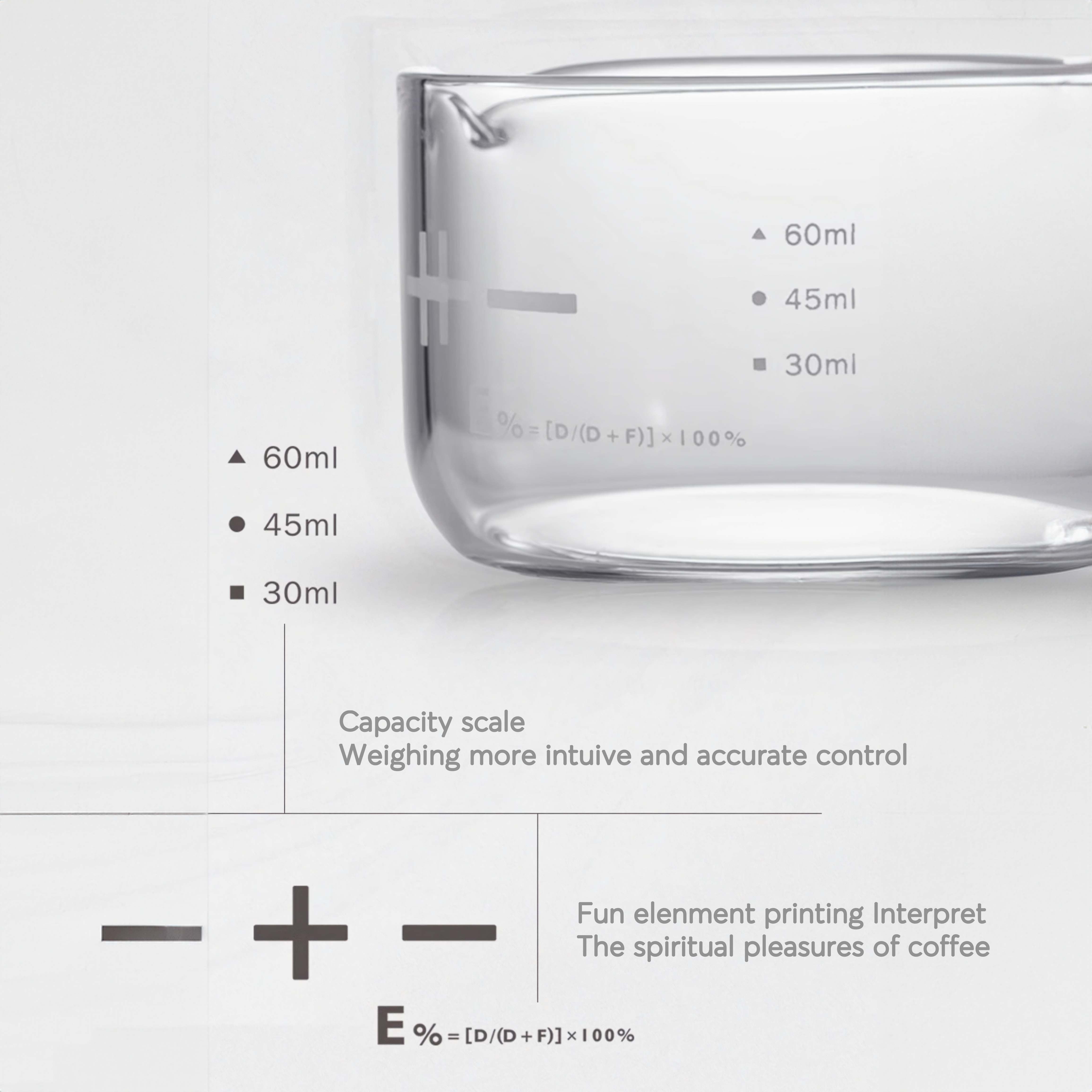 Precision Espresso Shot Glass with Measuring Scale - Perfect for Coffee Brewing, Cocktail Mixing & Kitchen Measuring