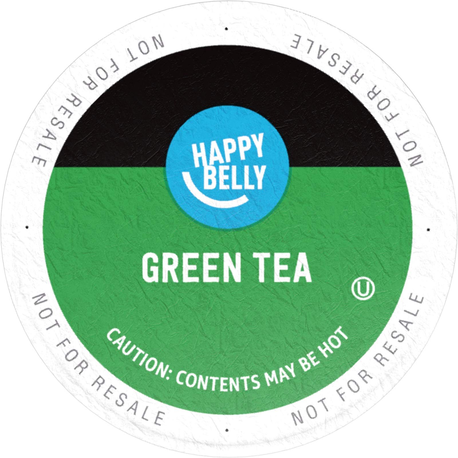 Happy Belly Green Tea Pods (24 Count) - Compatible with Keurig 2.0 K-Cup Brewers | Refreshing & Antioxidant-Rich | Perfect for Morning Boost or Afternoon Relaxation at Home or Office