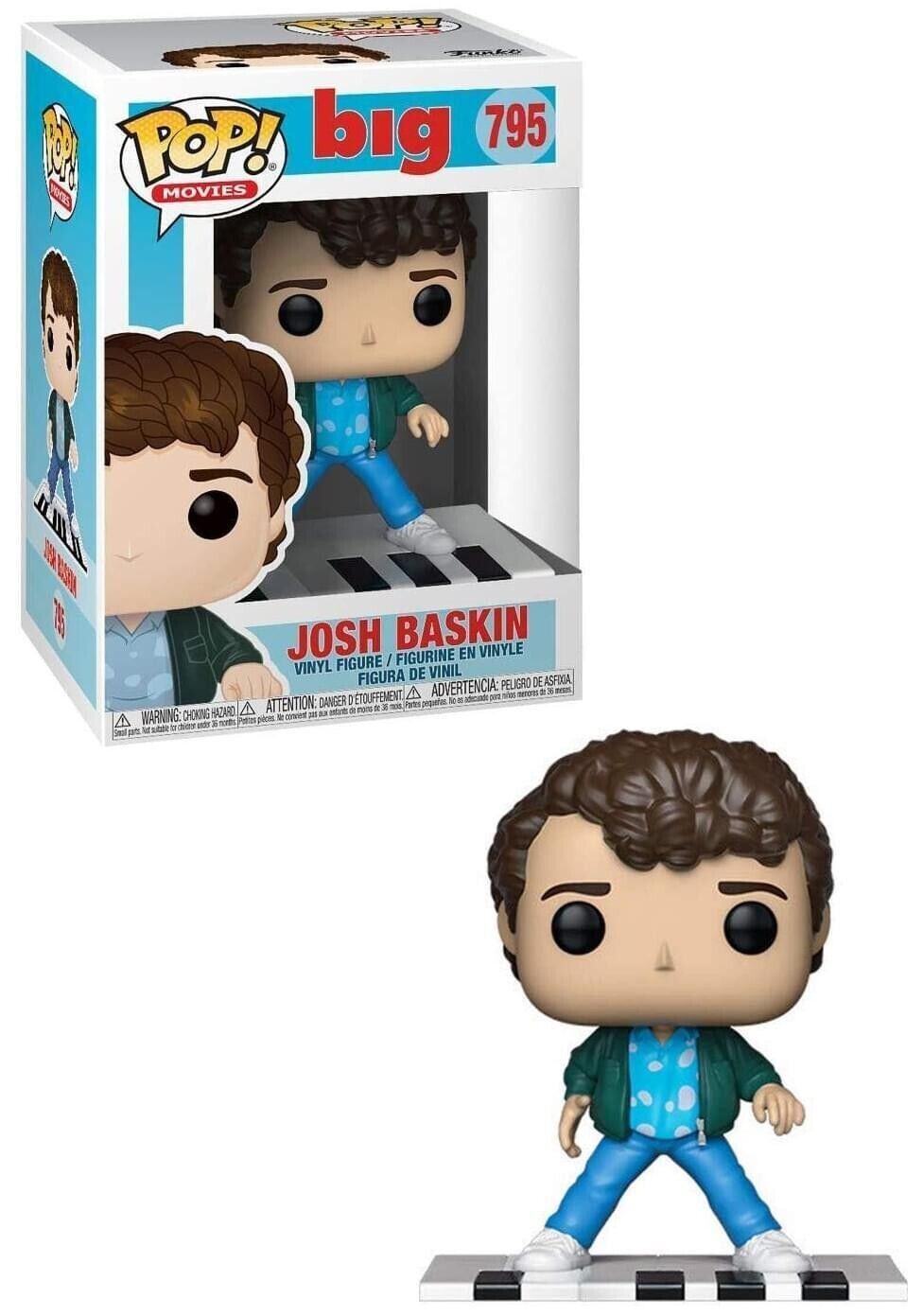 Big Josh Baskin #795 Pop Vinyl Figure - Funko Pop! Collectible Toy for Disney Adults & Movie Fans - Perfect for Home Display, Office Decor, and Gift Giving