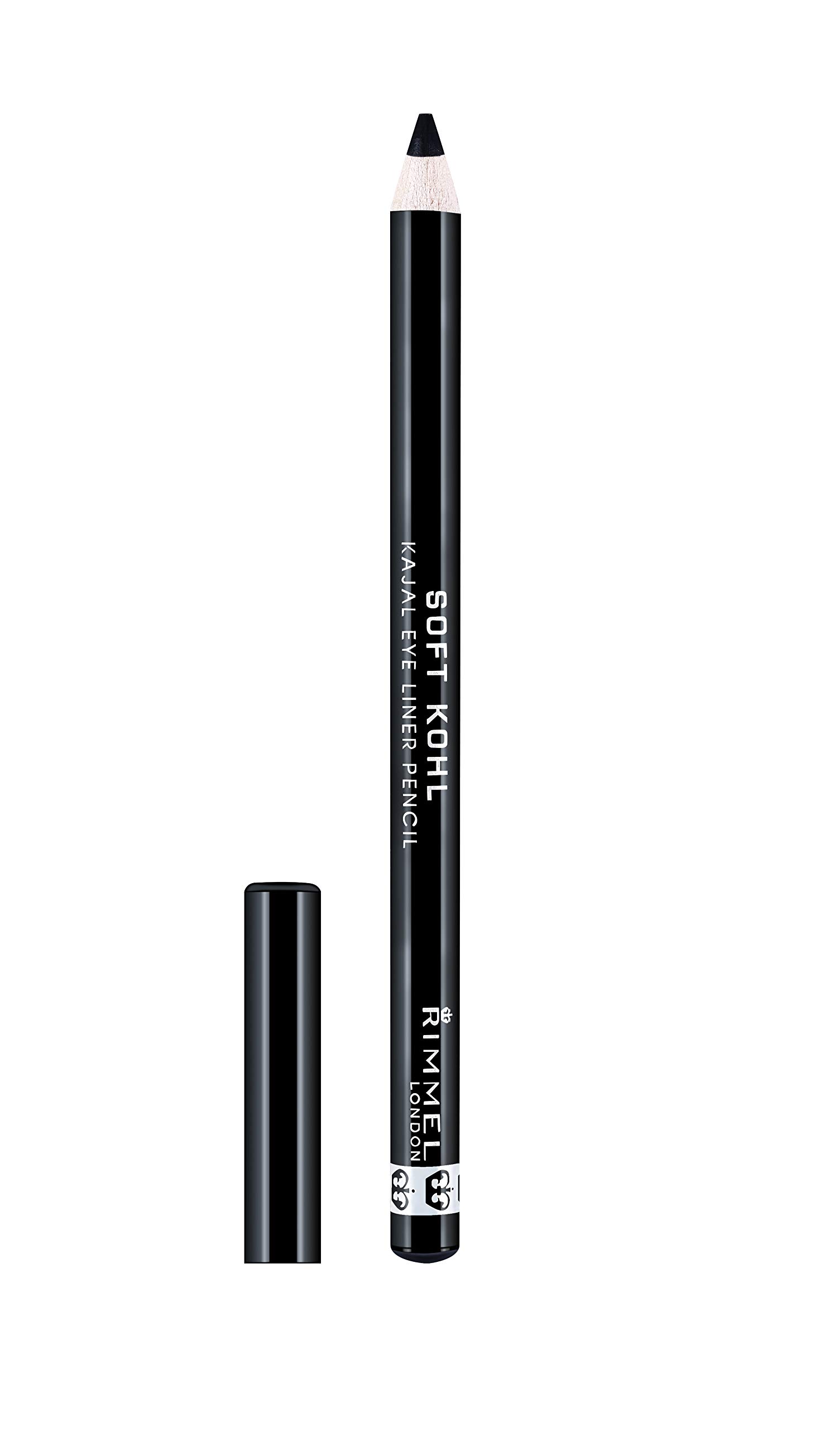 Rimmel Extra 3D Lash Volumising Mascara 8ml & London Soft Kohl Smudge-proof Eyeliner Pencil Jet Black - Long Lasting Eye Makeup Set for Dramatic Lashes & Defined Eyes - Perfect for Day to Night Looks, Parties & Special Occasions