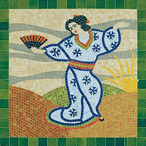 Japanese Mosaic Art Kit for Adults - DIY Craft Kit with Stained Glass Tiles, Perfect for Home Decor, Gifts & Relaxation Therapy