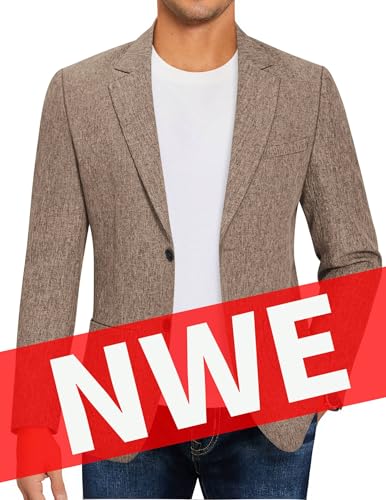 Plaid Blazer-brown