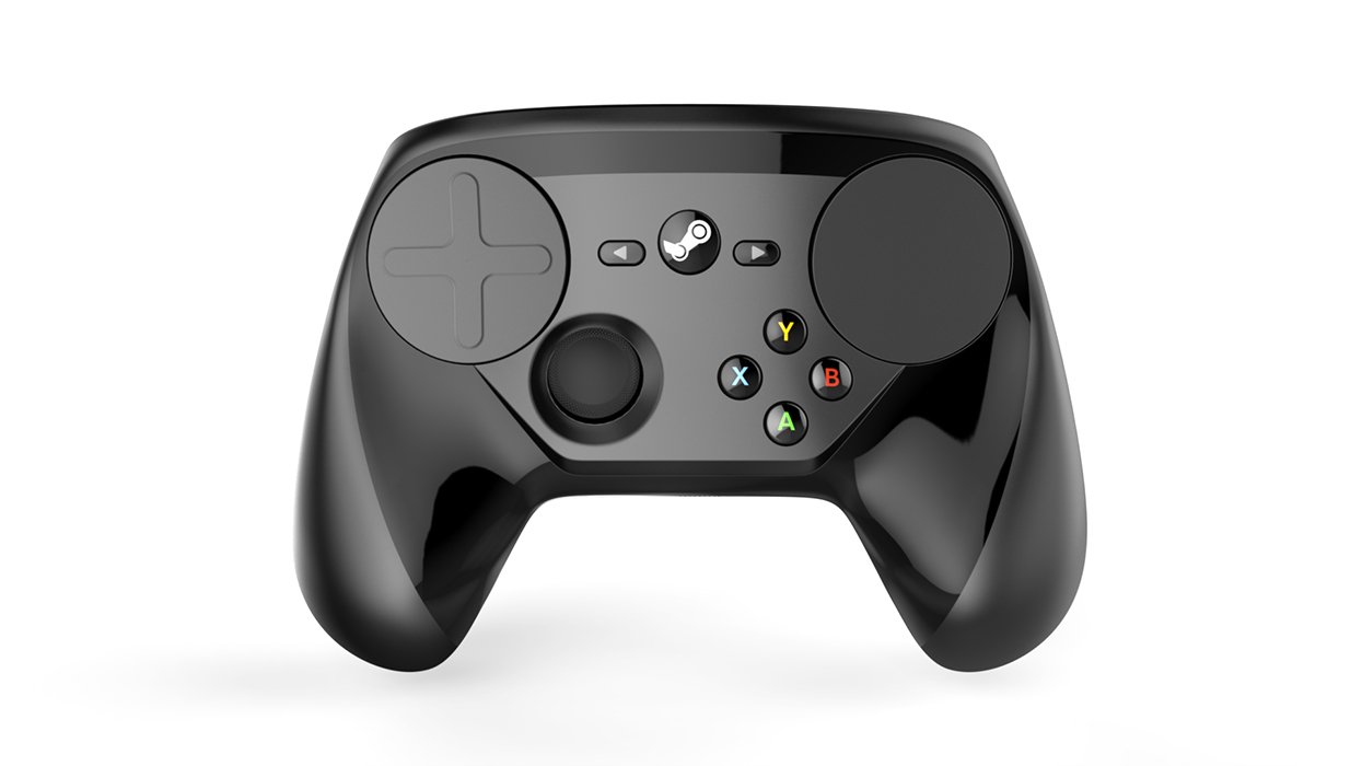 Wireless Steam Controller for PC Gaming - Ergonomic Design with Dual Trackpads & Customizable Buttons - Perfect for Steam Games, Big Picture Mode & Couch Gaming Sessions